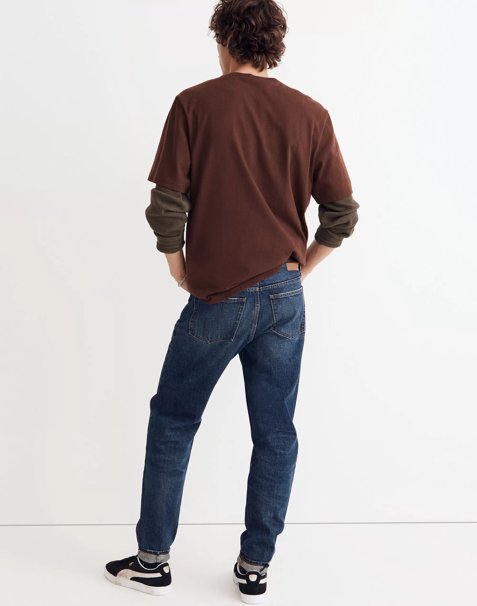 Madewell Relaxed Taper Jeans>Relaxed Taper Selvedge Jeans In Milboro Wash Millboro Wash