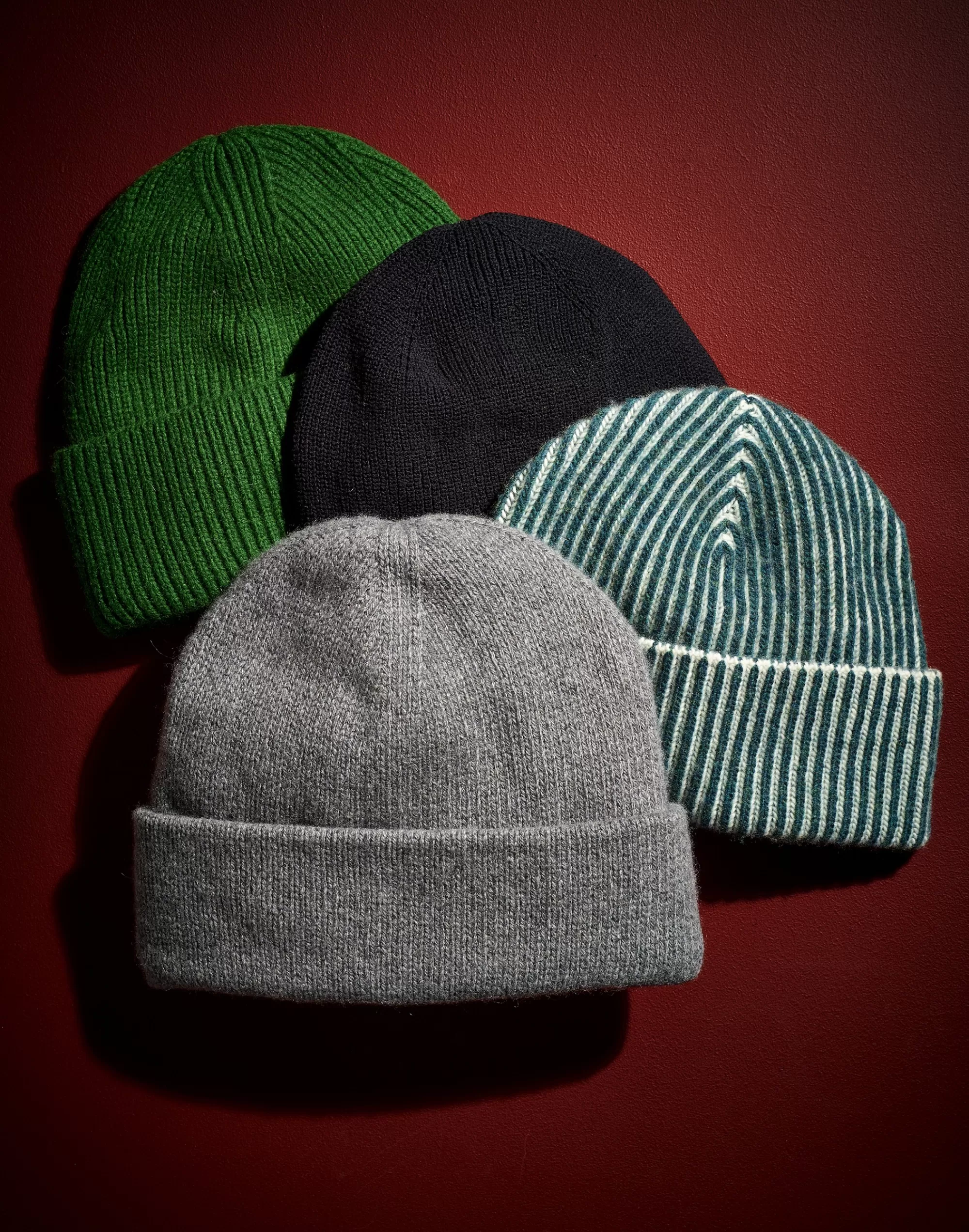 Madewell Hats>(Re)Sourced Cotton Cuffed Beanie Almost Black