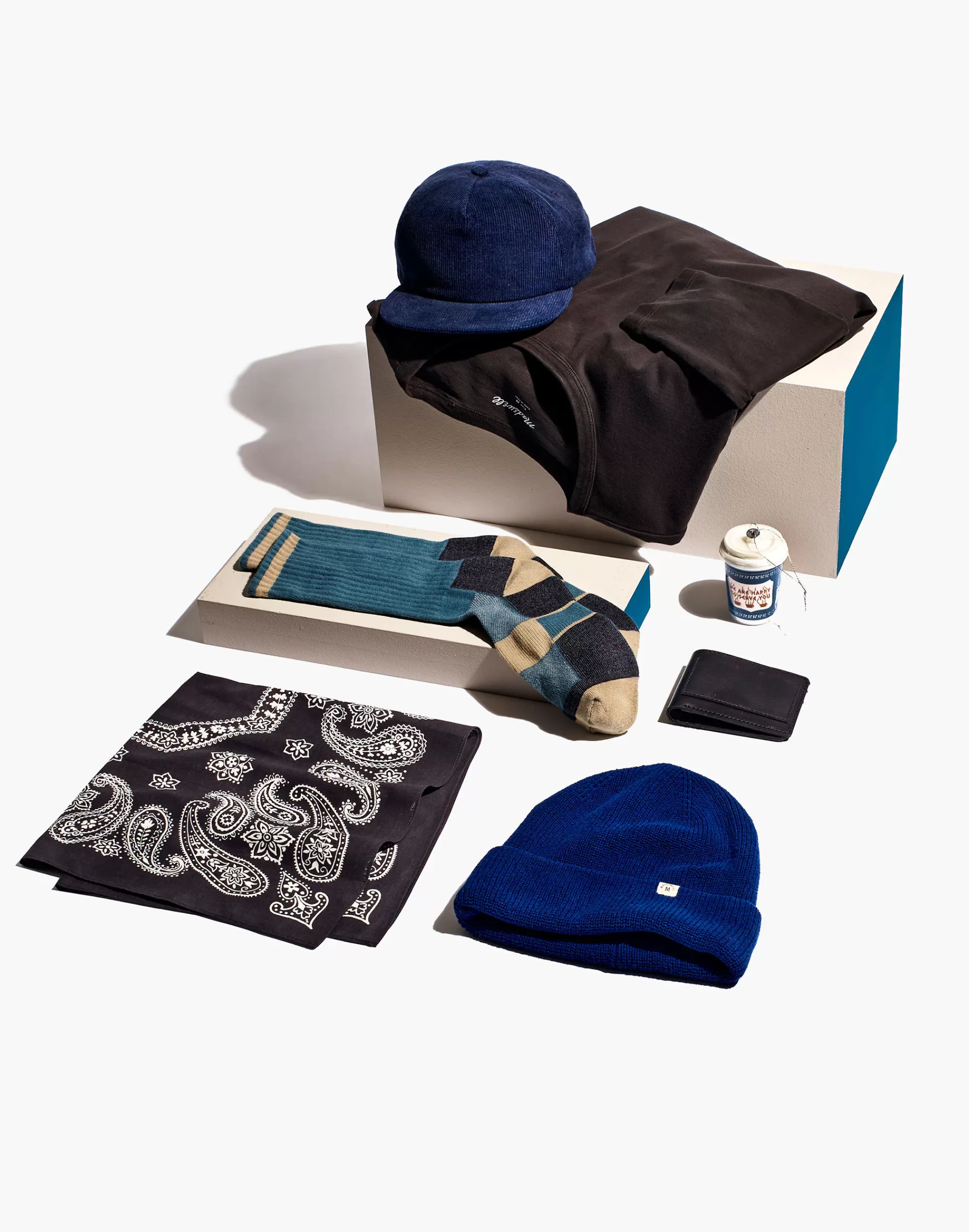 Madewell Hats>(Re)Sourced Cuffed Beanie Deep Royal