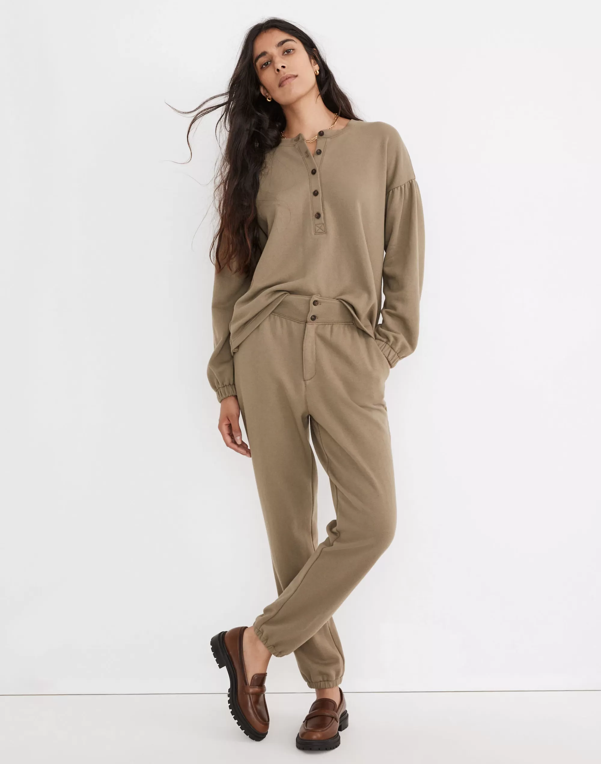 Madewell Pants>(Re)Sourced Terry Relaxed Sweatpants Distant Surplus