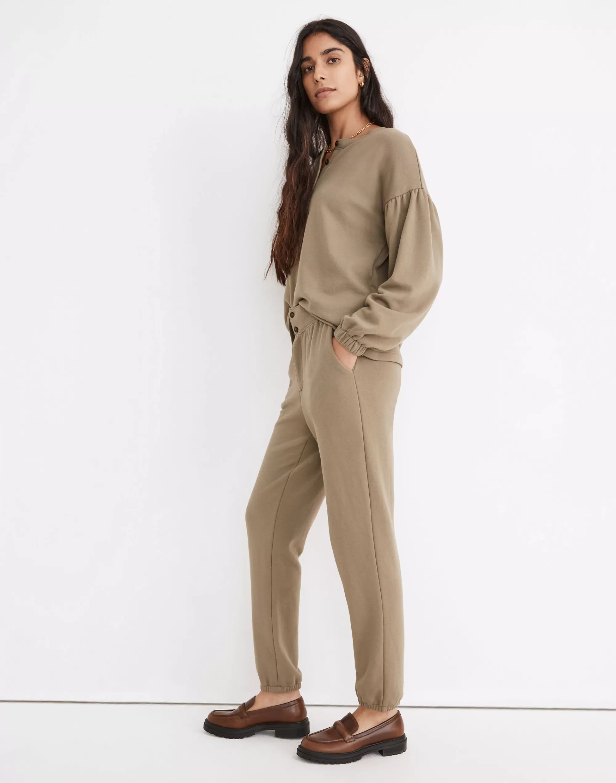 Madewell Pants>(Re)Sourced Terry Relaxed Sweatpants Distant Surplus