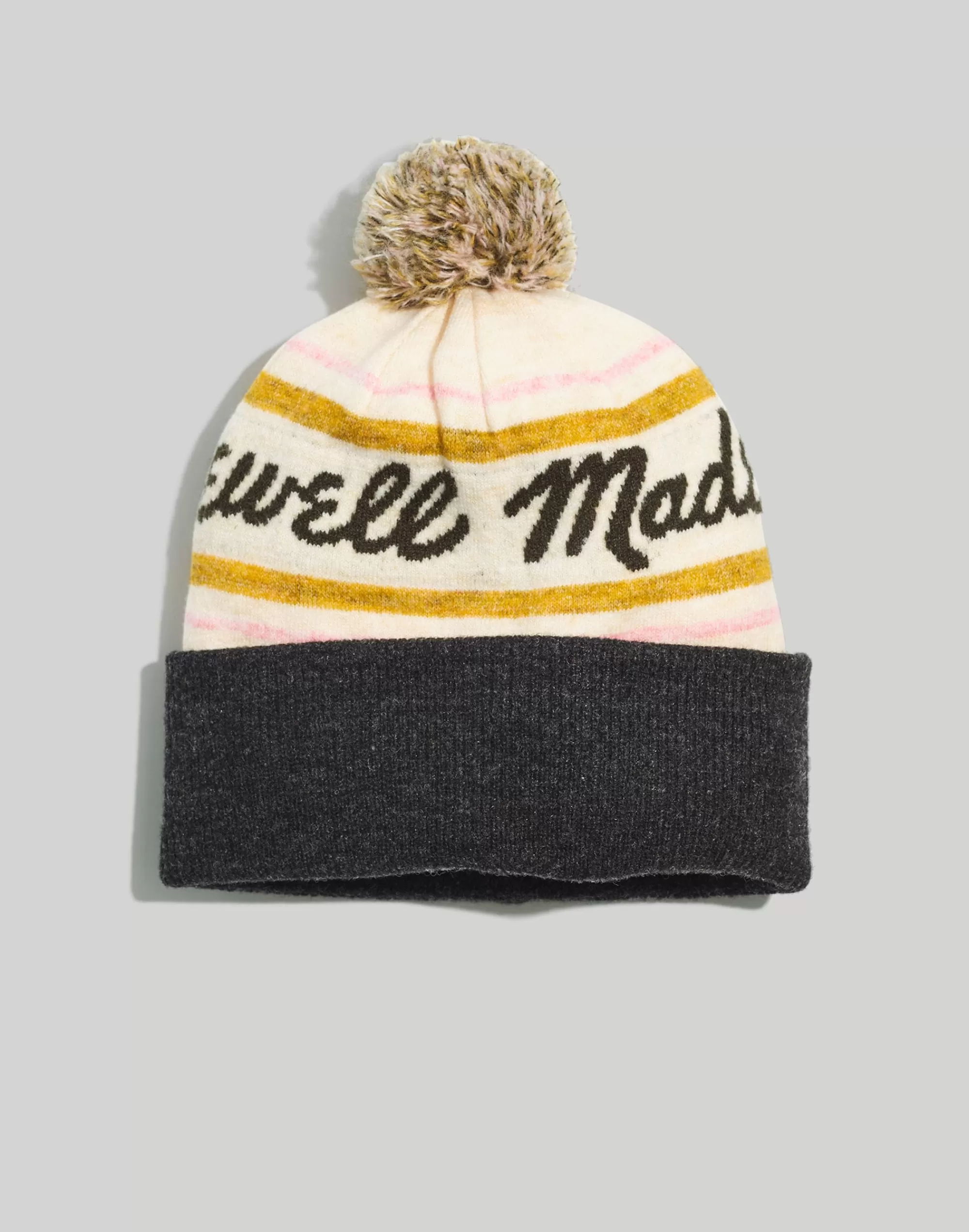 Madewell Hats>Retro Pom-Pom Beanie Cloud Lining