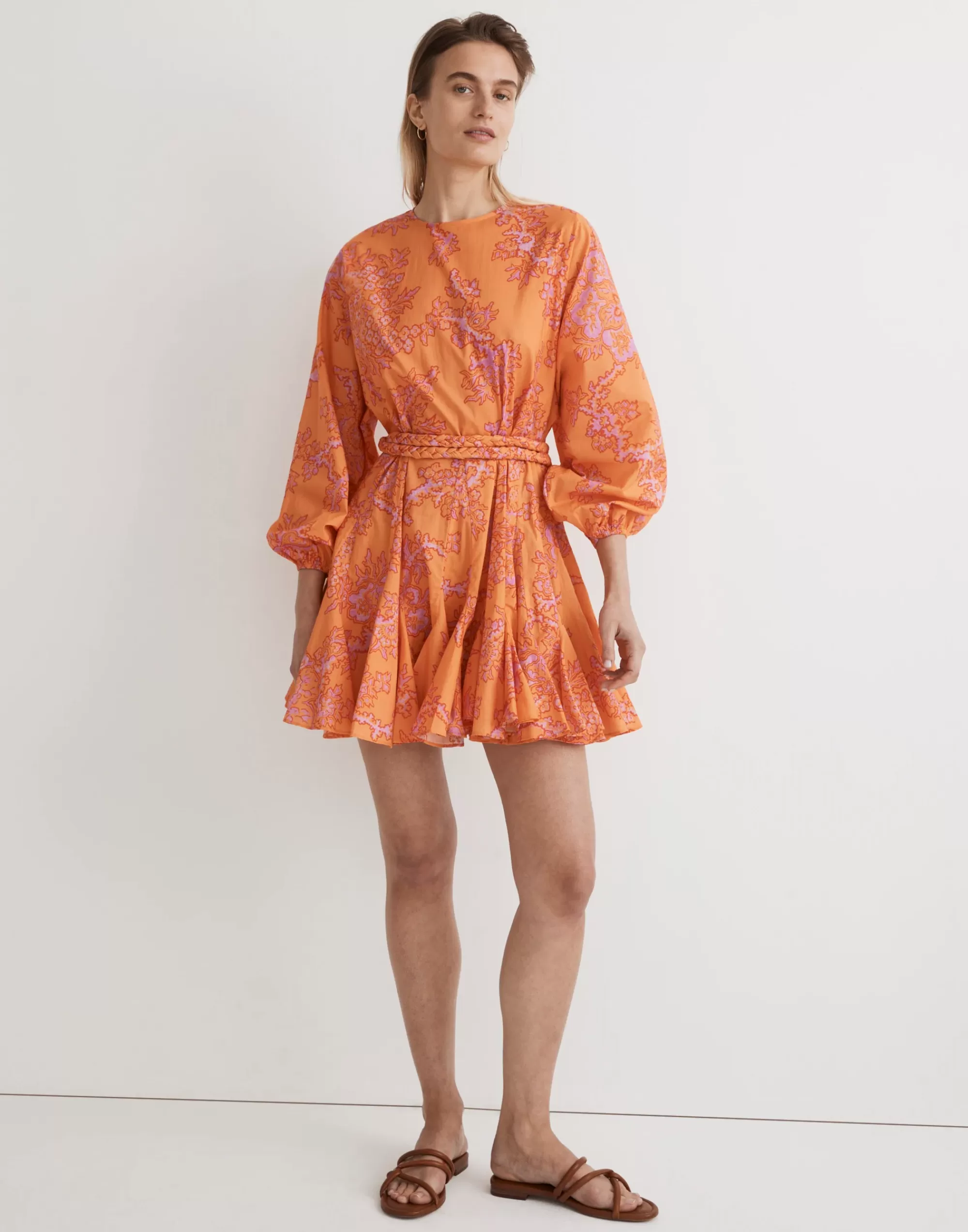 Madewell Dresses>Rhode Ella Mini Dress Coral Reef Grande