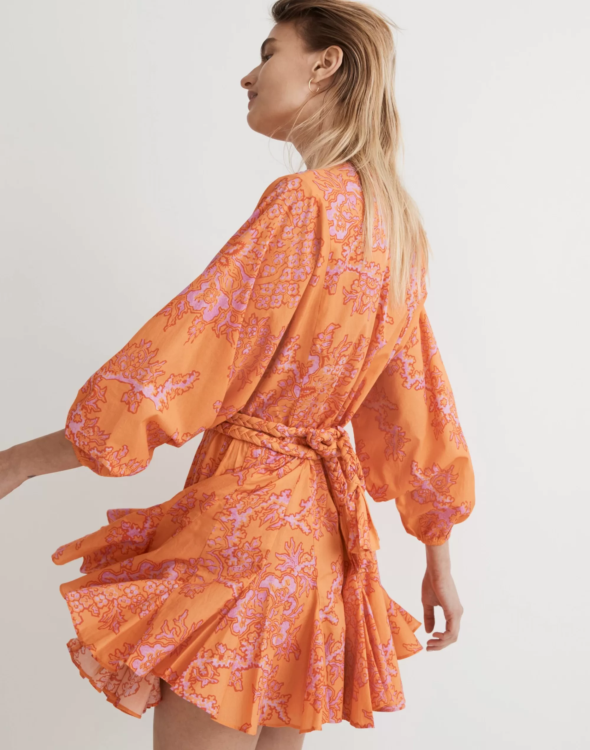 Madewell Dresses>Rhode Ella Mini Dress Coral Reef Grande