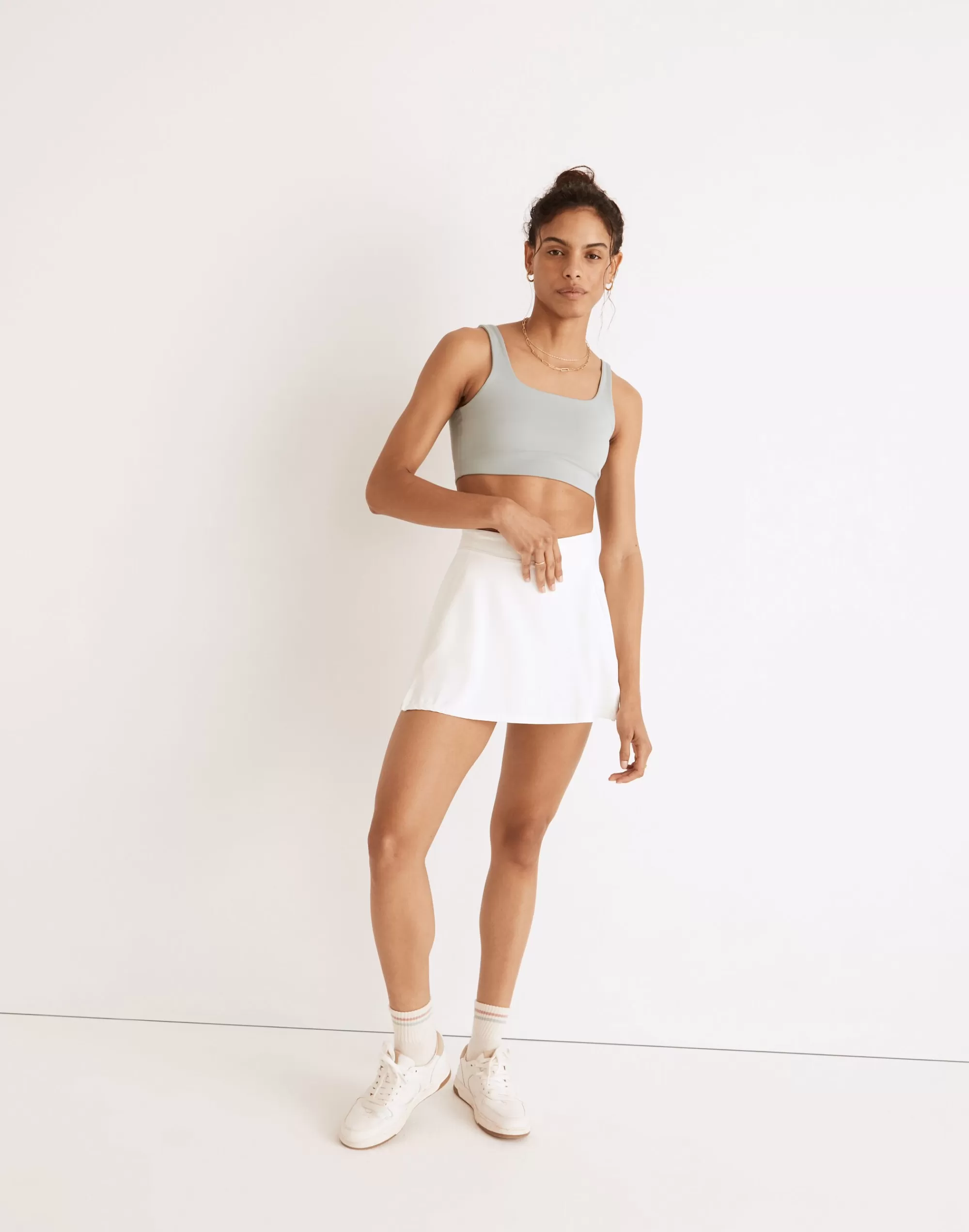 Madewell Activewear>Rigor High-Waist Skorts White