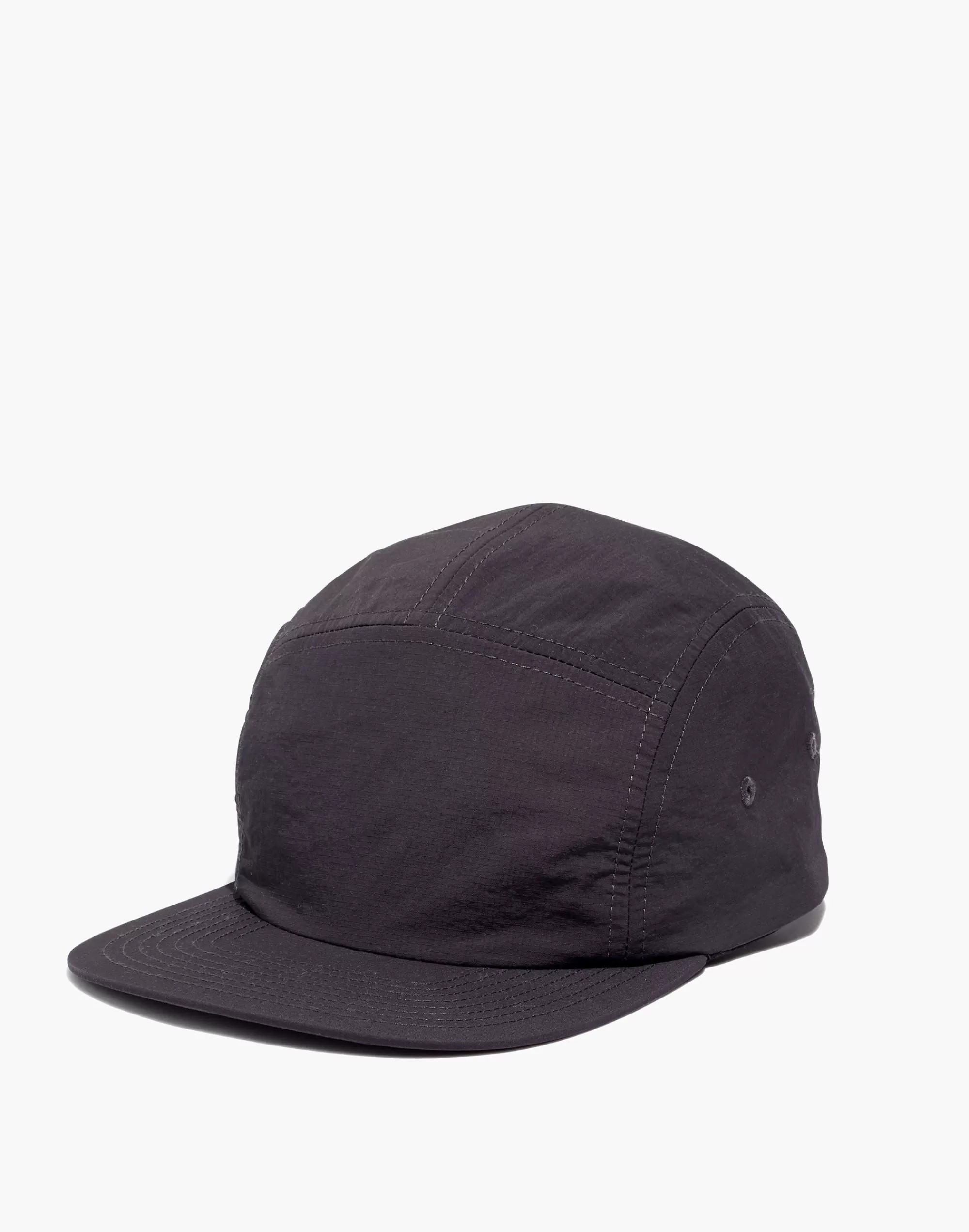 Madewell Hats>Ripstop Five-Panel Baseball Cap Black Coal