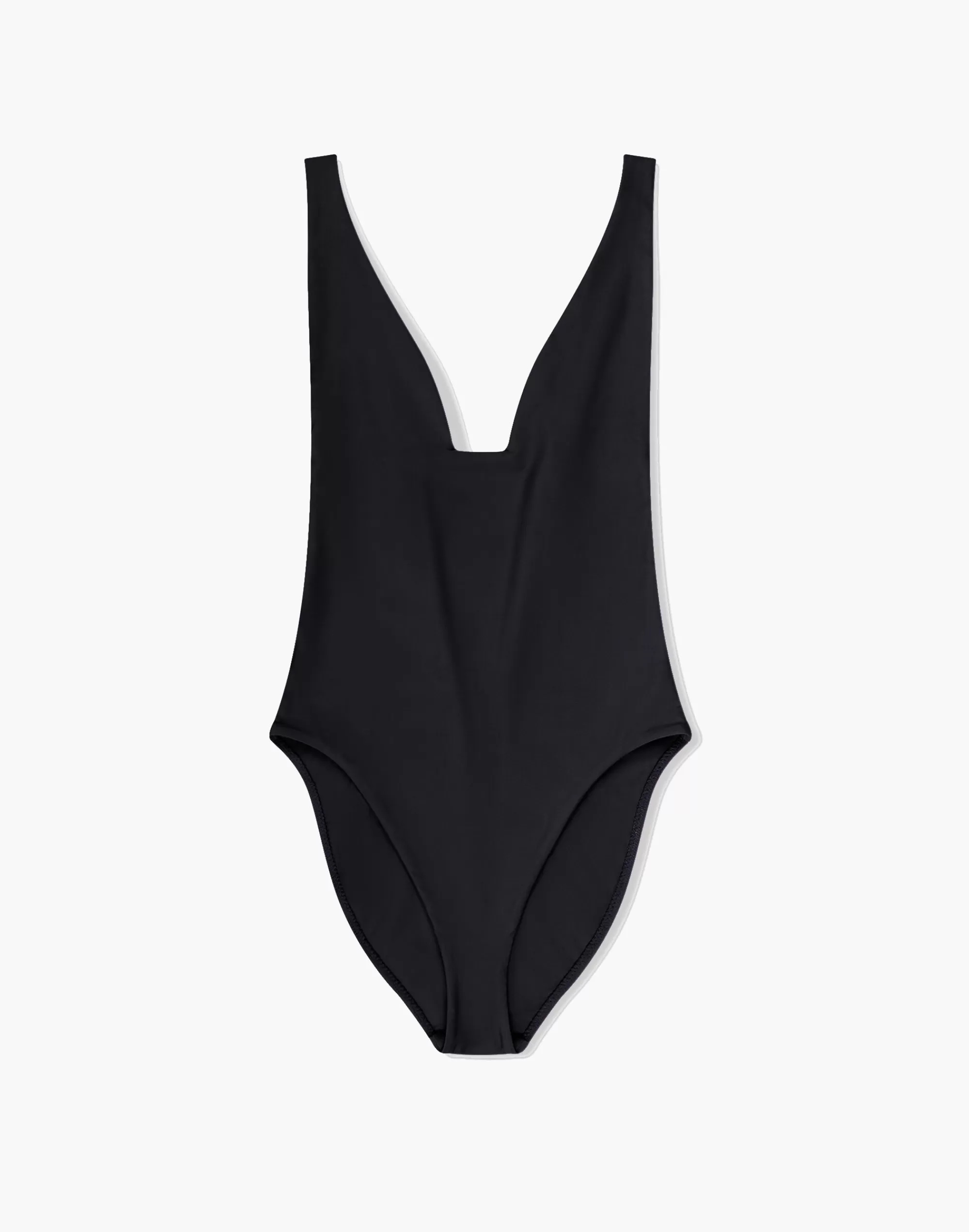 Madewell Swim>Roe Maillot One-Piece Swimsuit Black