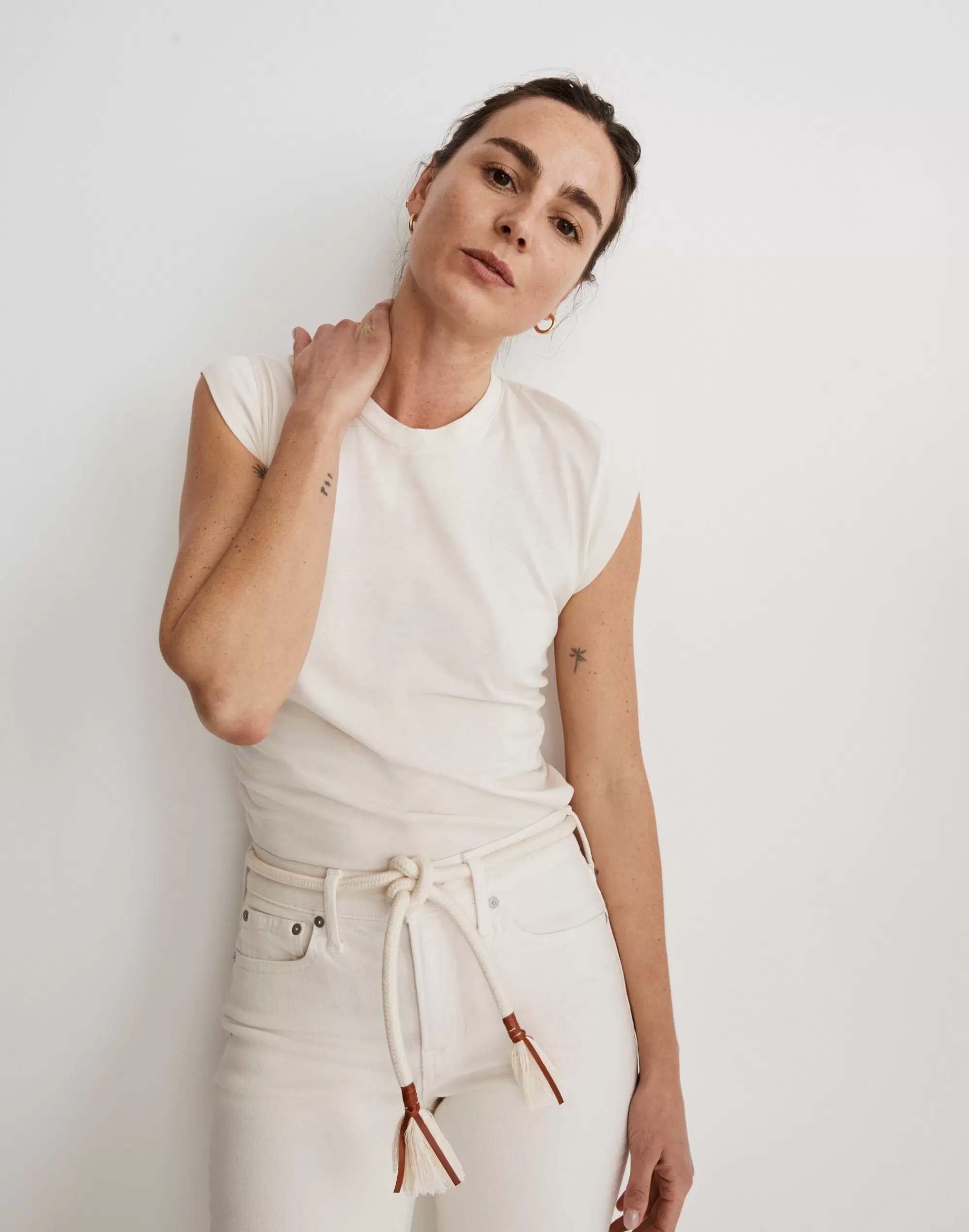 Madewell Belts>Rope Tubular Tie Belt Vintage Parchment