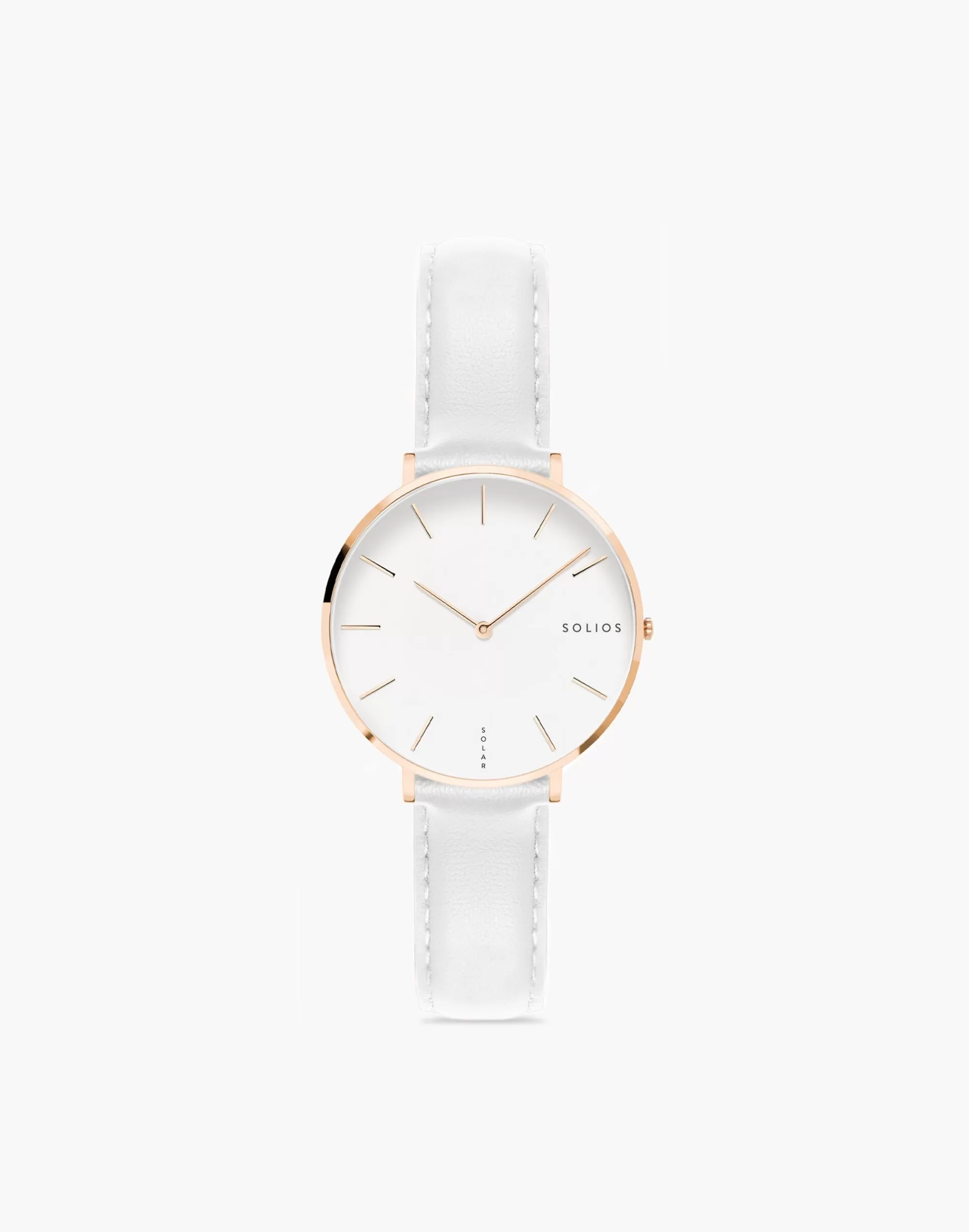 Madewell Watches>Rose Gold Case White