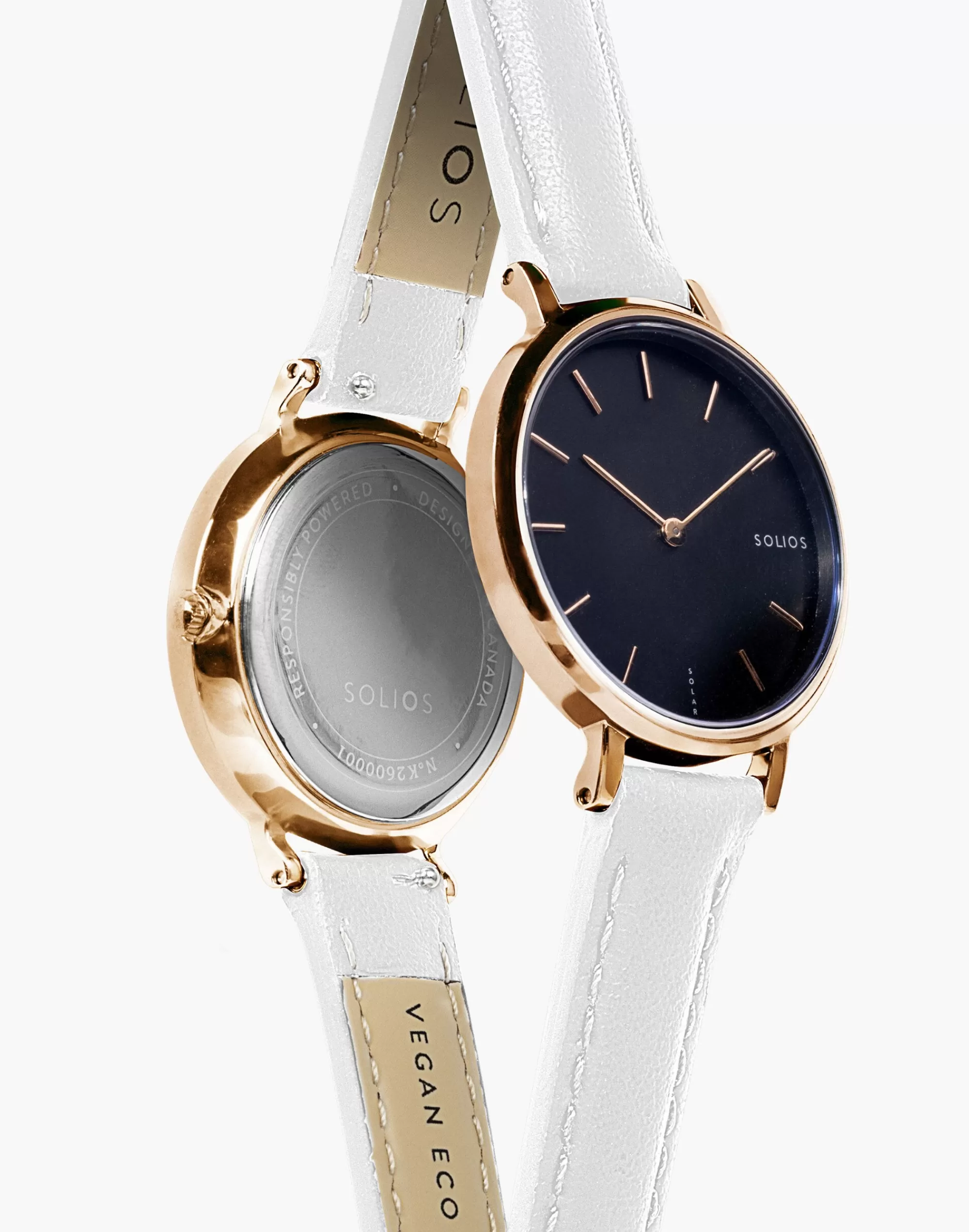 Madewell Watches>Rose Gold Case White