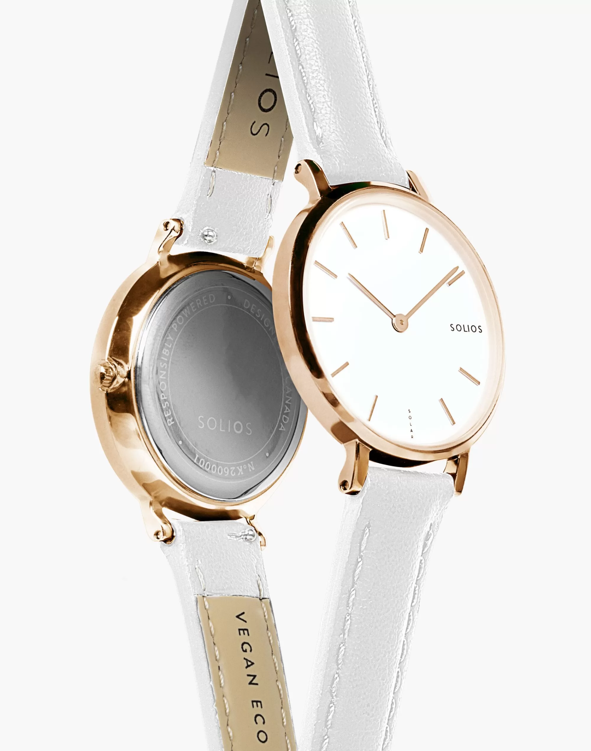 Madewell Watches>Rose Gold Case White