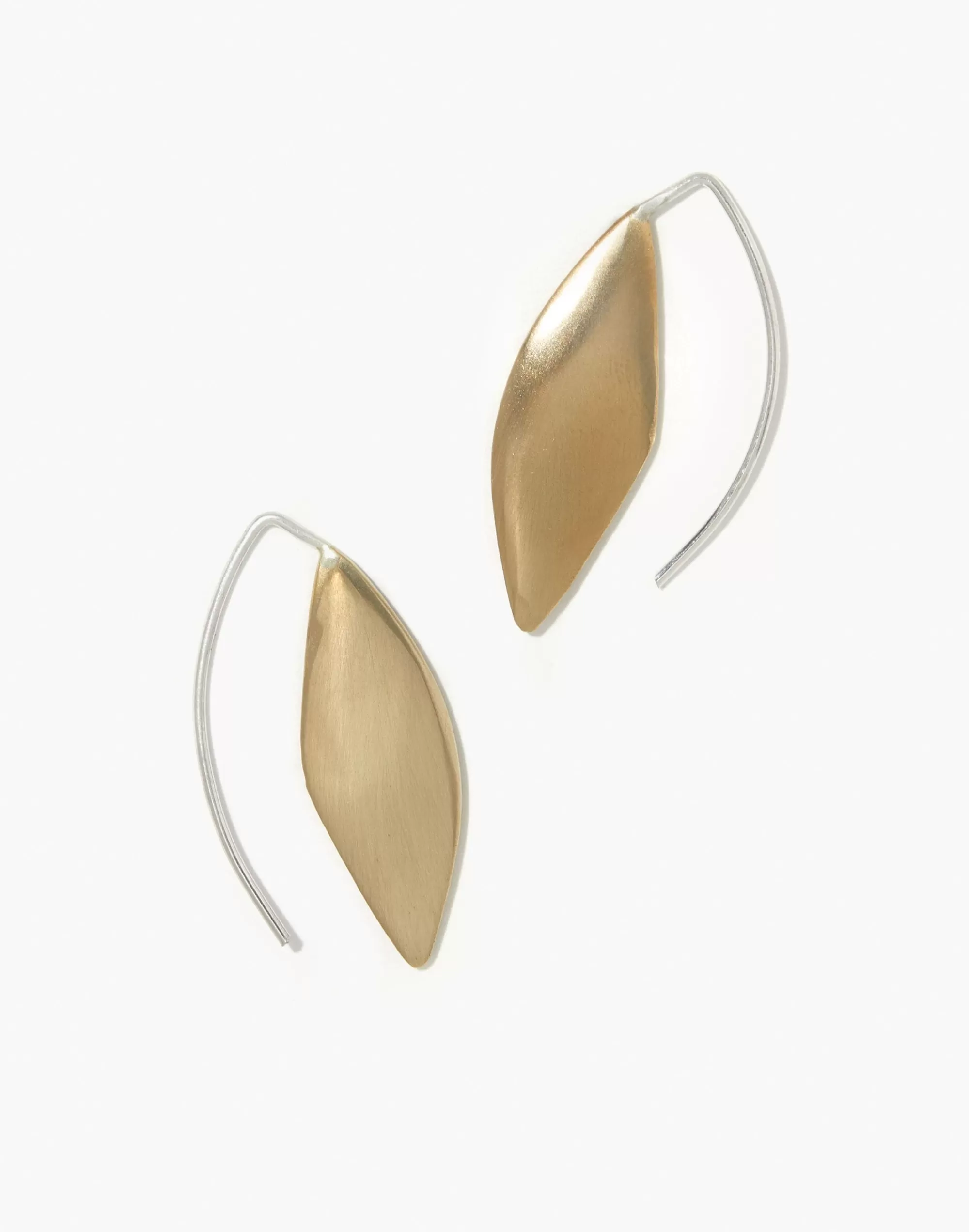 Madewell Earrings>Salt + Still Demi Curve Earrings Brass