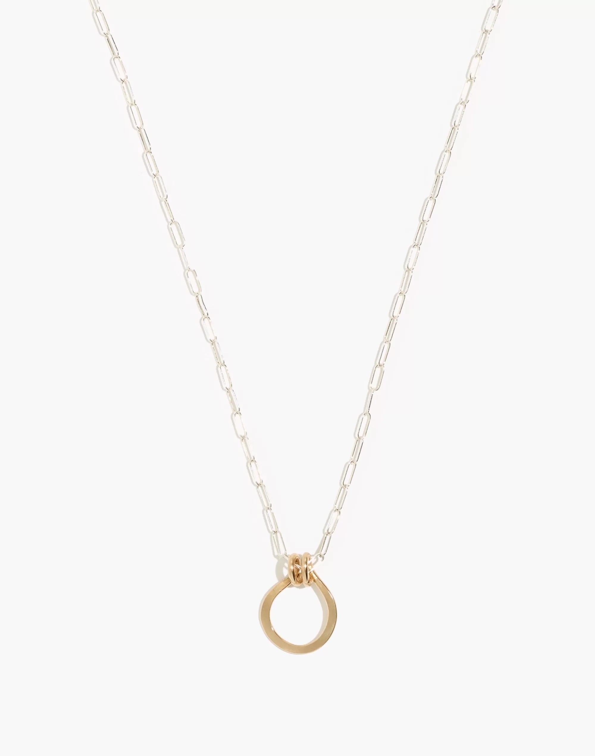 Madewell Necklaces>Salt + Still Short Curve Chain Necklace Gold