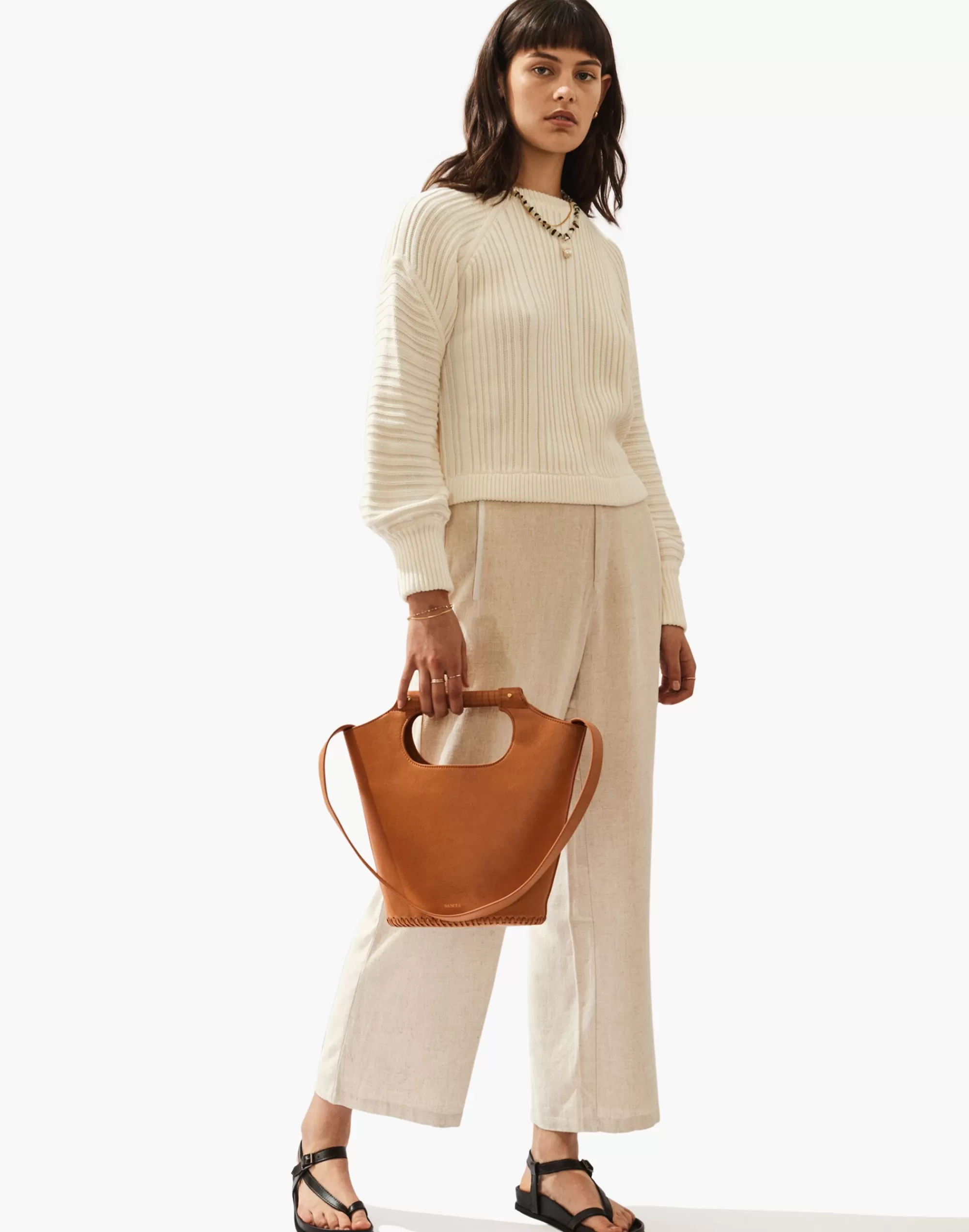 Madewell Sweaters>Sancia Epela Jumper White