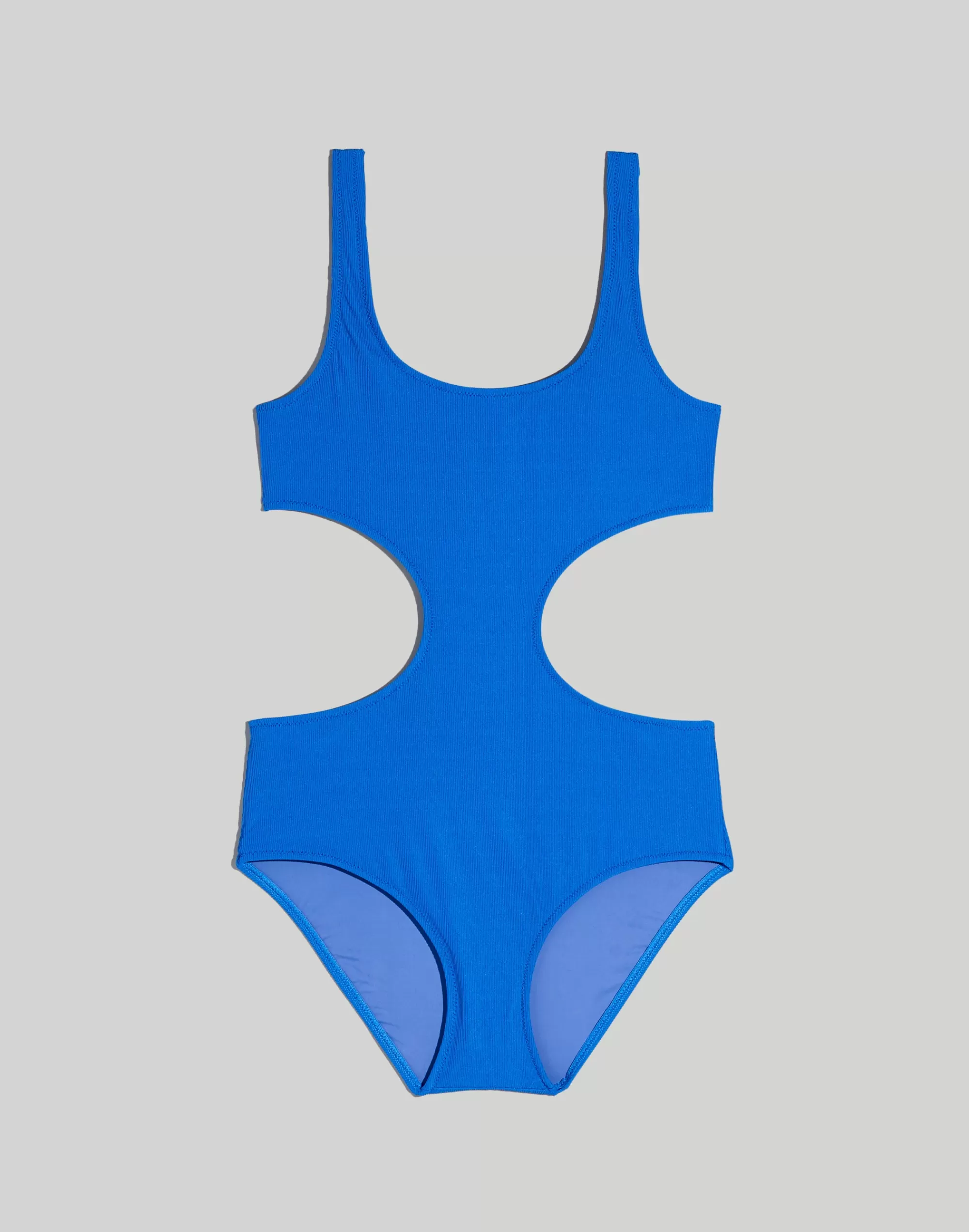 Madewell Swim> Sarah Cutout One-Piece Swimsuit Azure