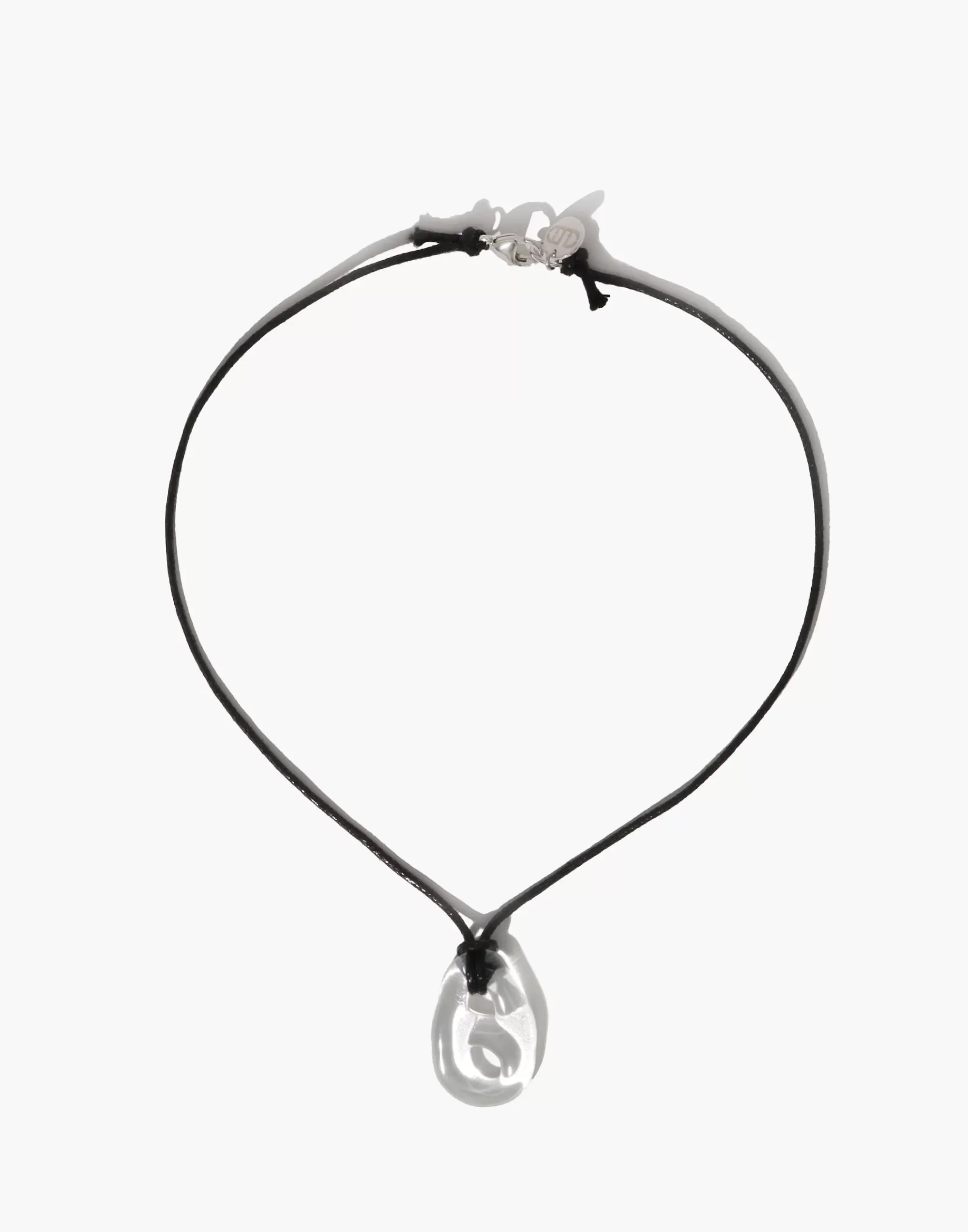 Madewell Necklaces>Sculptural Small Charm Necklace Black