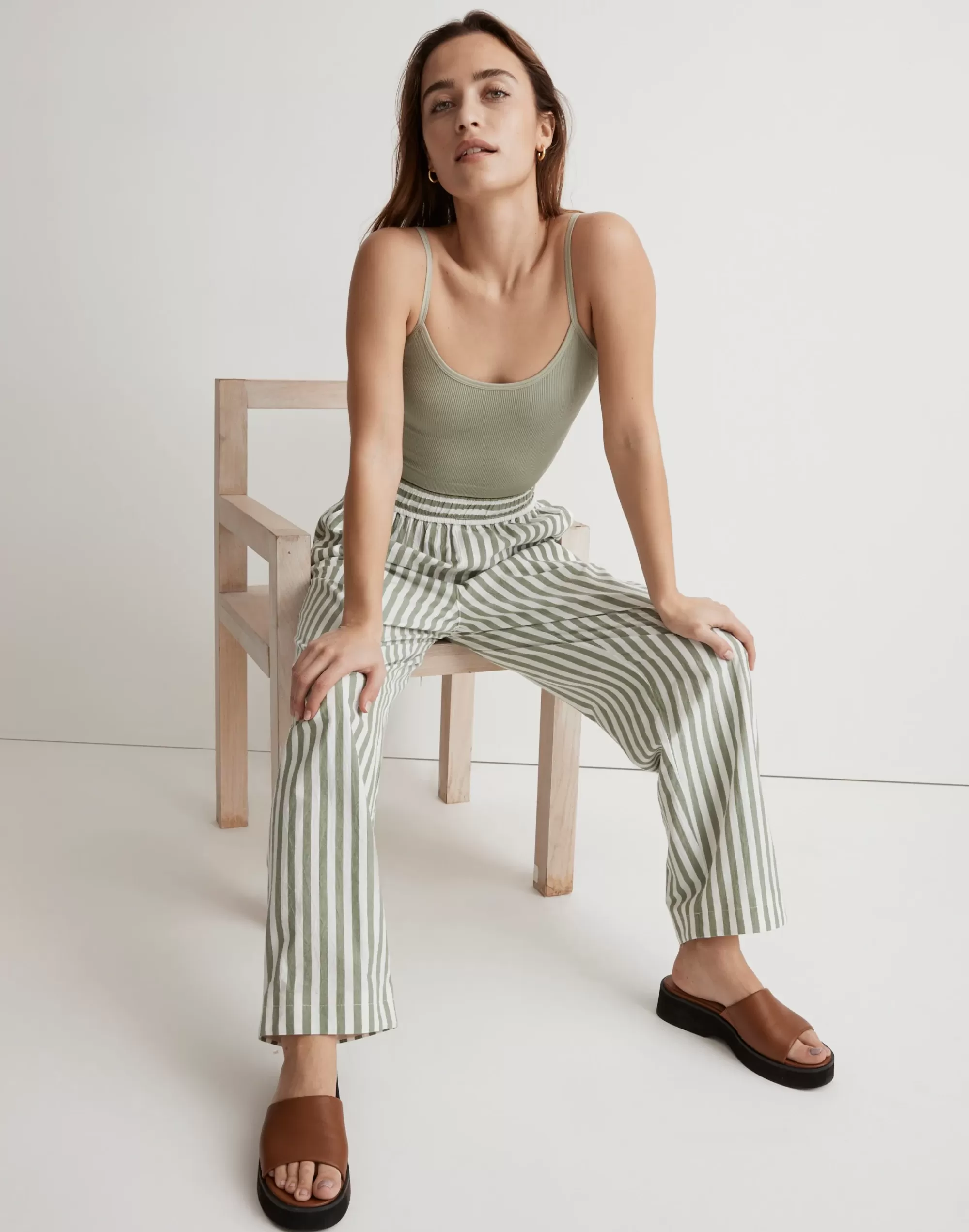 Madewell Activewear>Seamless Crop Cami Forgotten Landscape