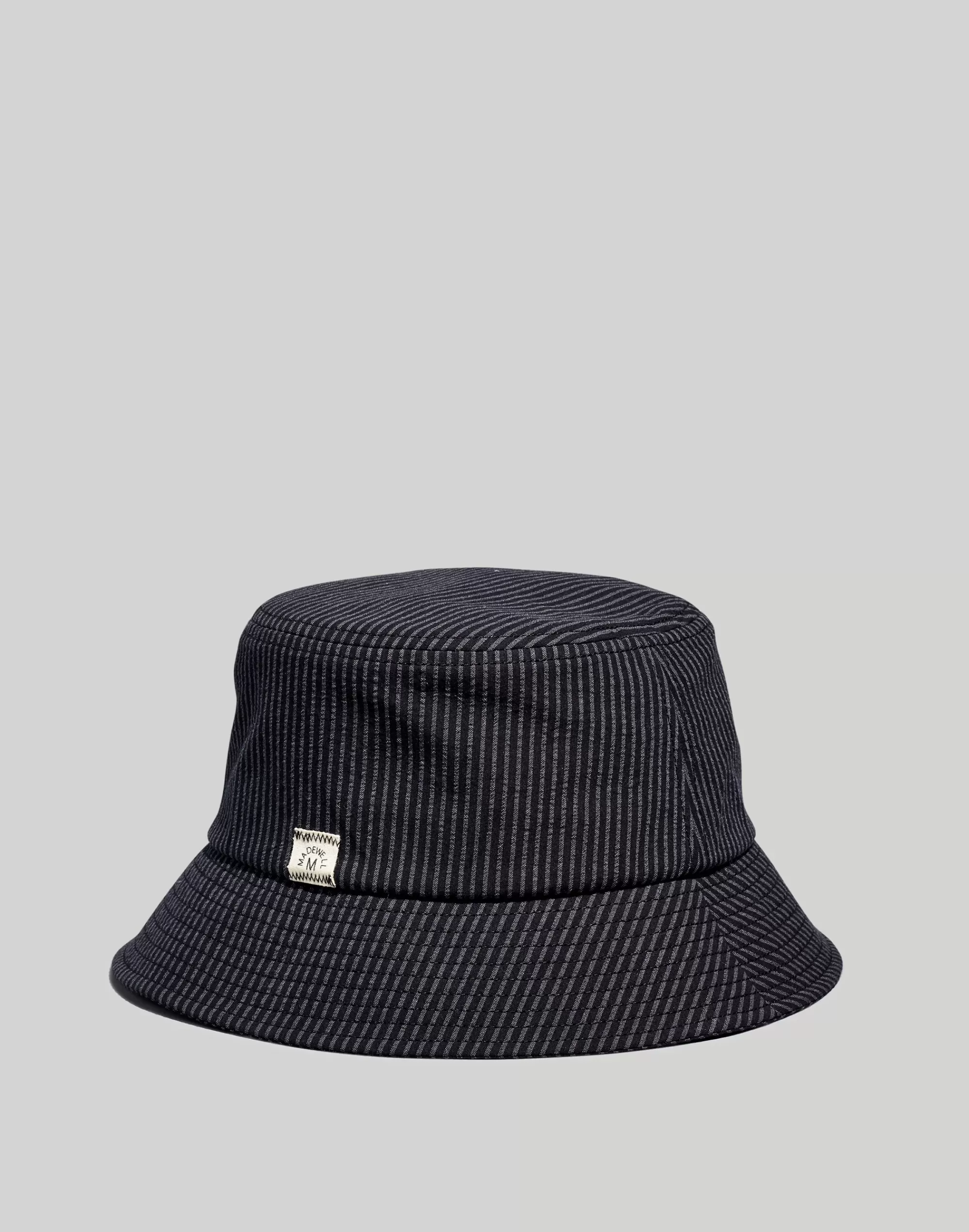 Madewell Hats>Seersucker Bucket Hat True Black