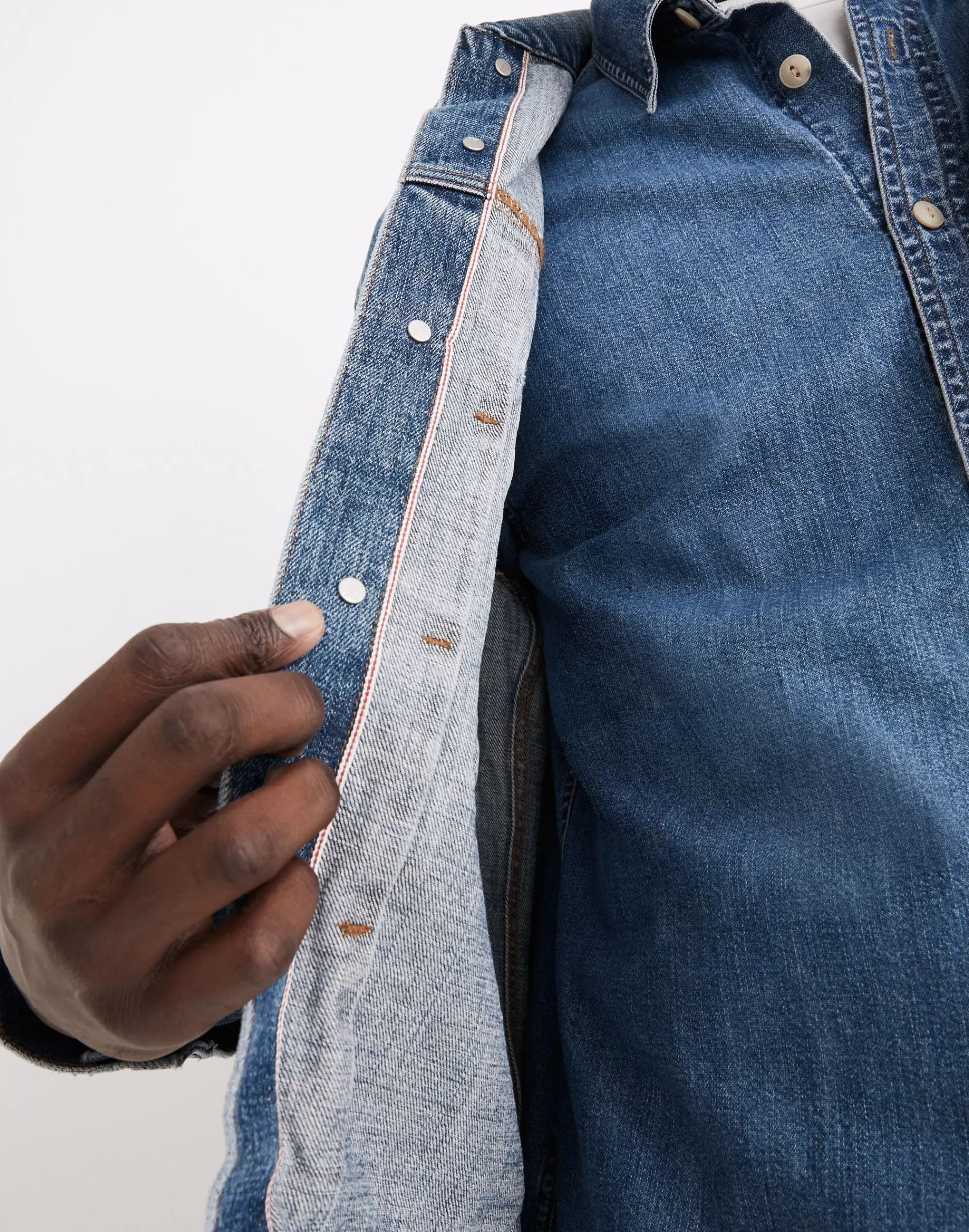 Madewell Jackets>Selvedge Trucker Jean Jacket In Hyland Wash