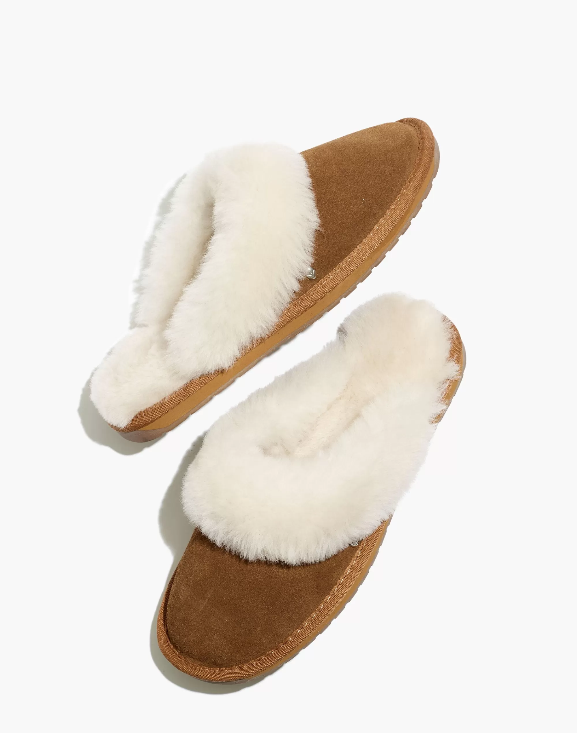 Madewell Pajamas>Shearling Jolie Slippers Chestnut