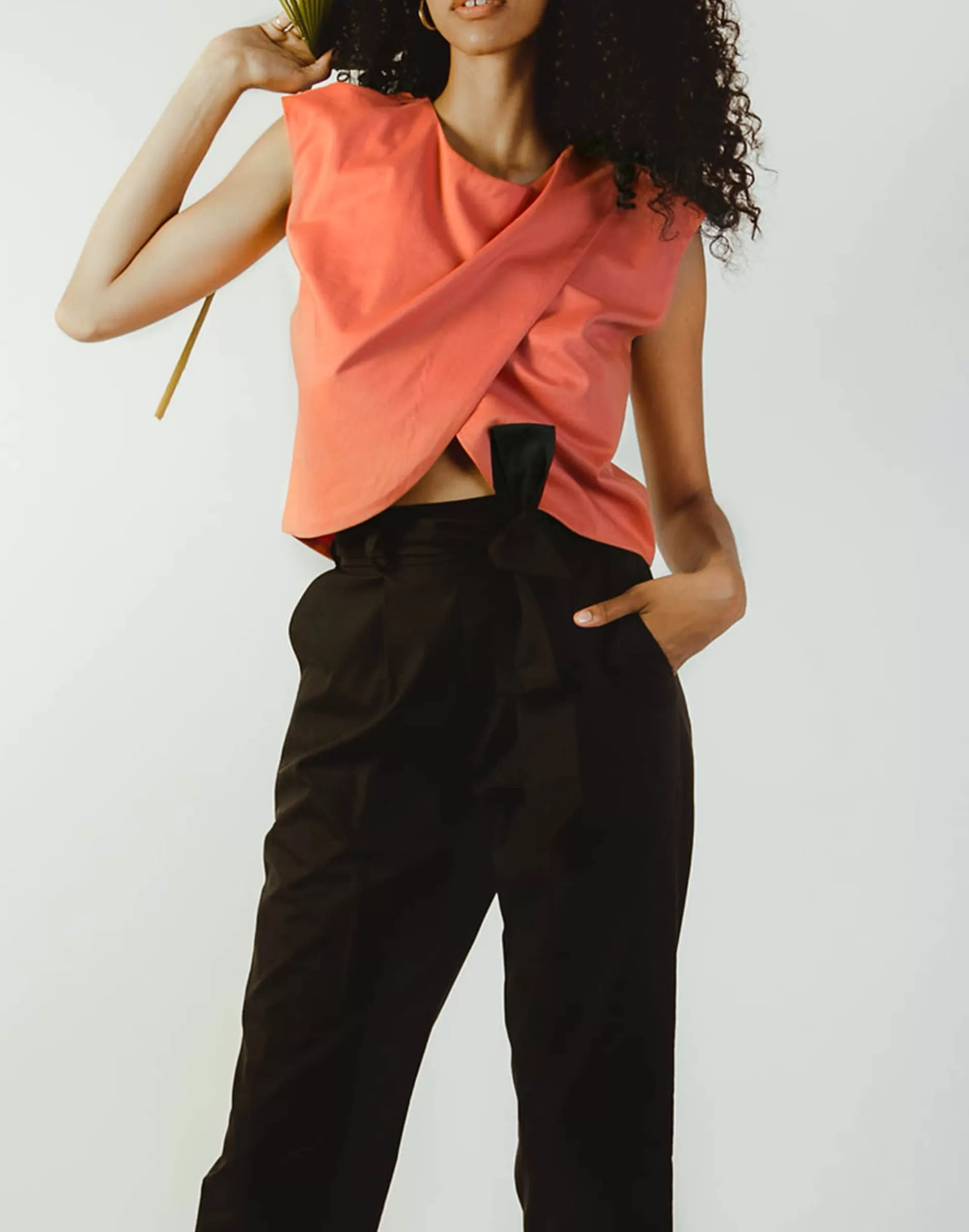 Madewell Tops & Shirts>Short-Sleeve Crossover Nursing Top Orange