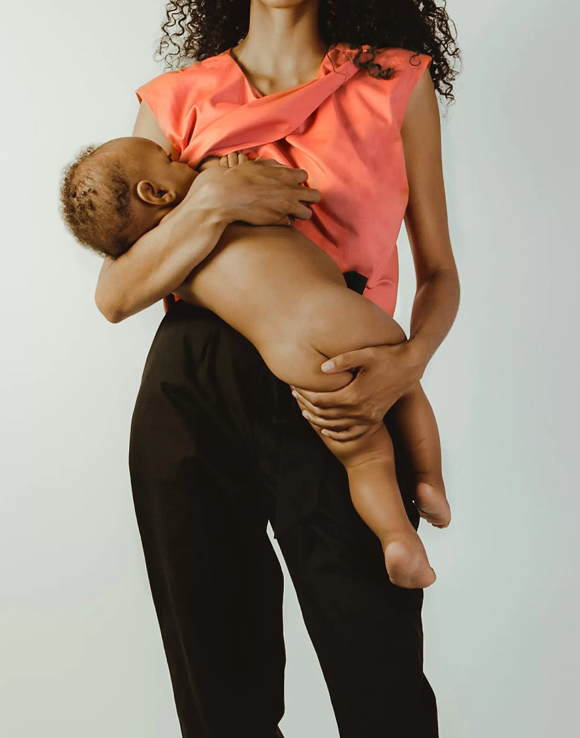 Madewell Tops & Shirts>Short-Sleeve Crossover Nursing Top Orange