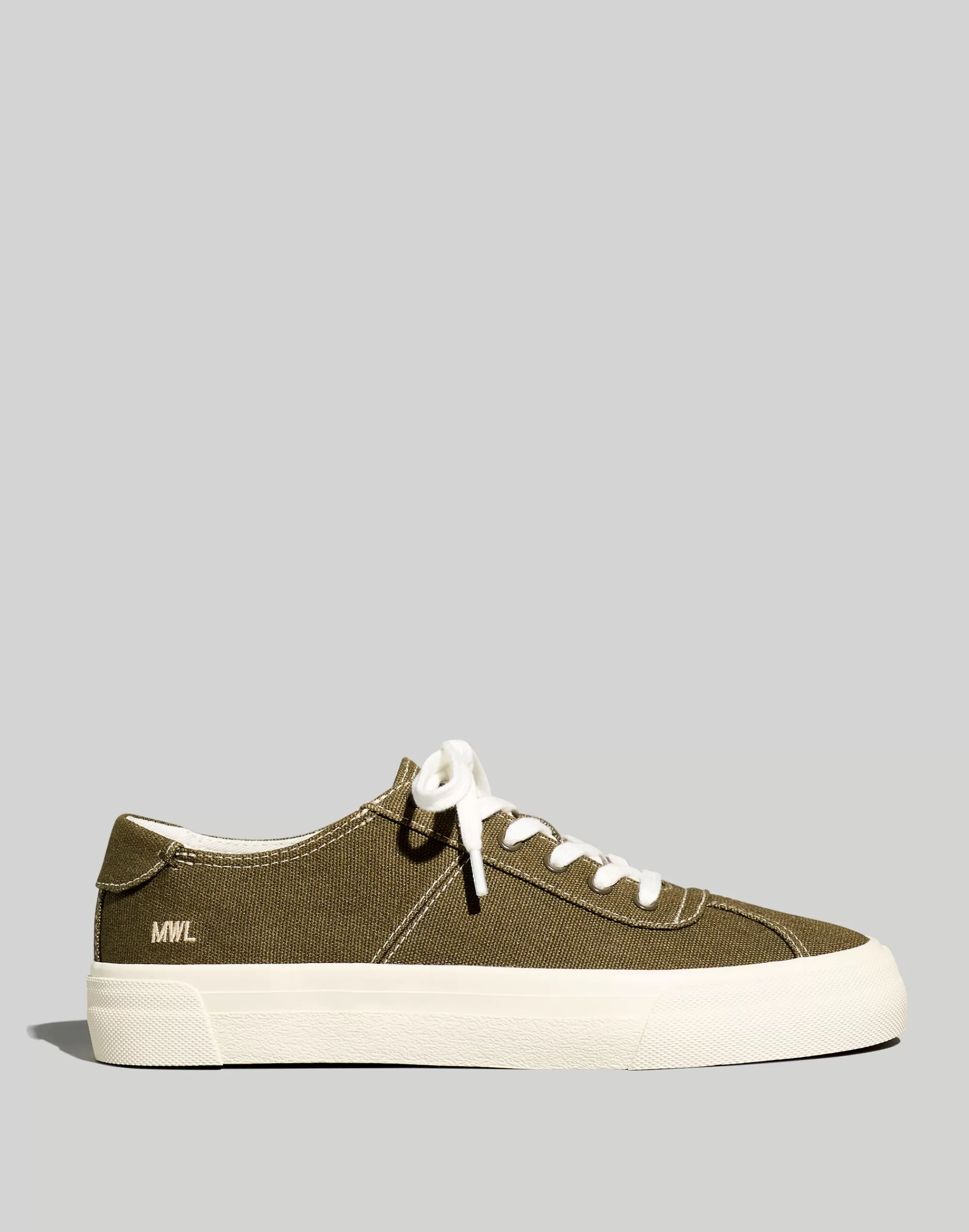 Madewell Sneakers>Sidewalk Low-Top Sneakers In Canvas Kale