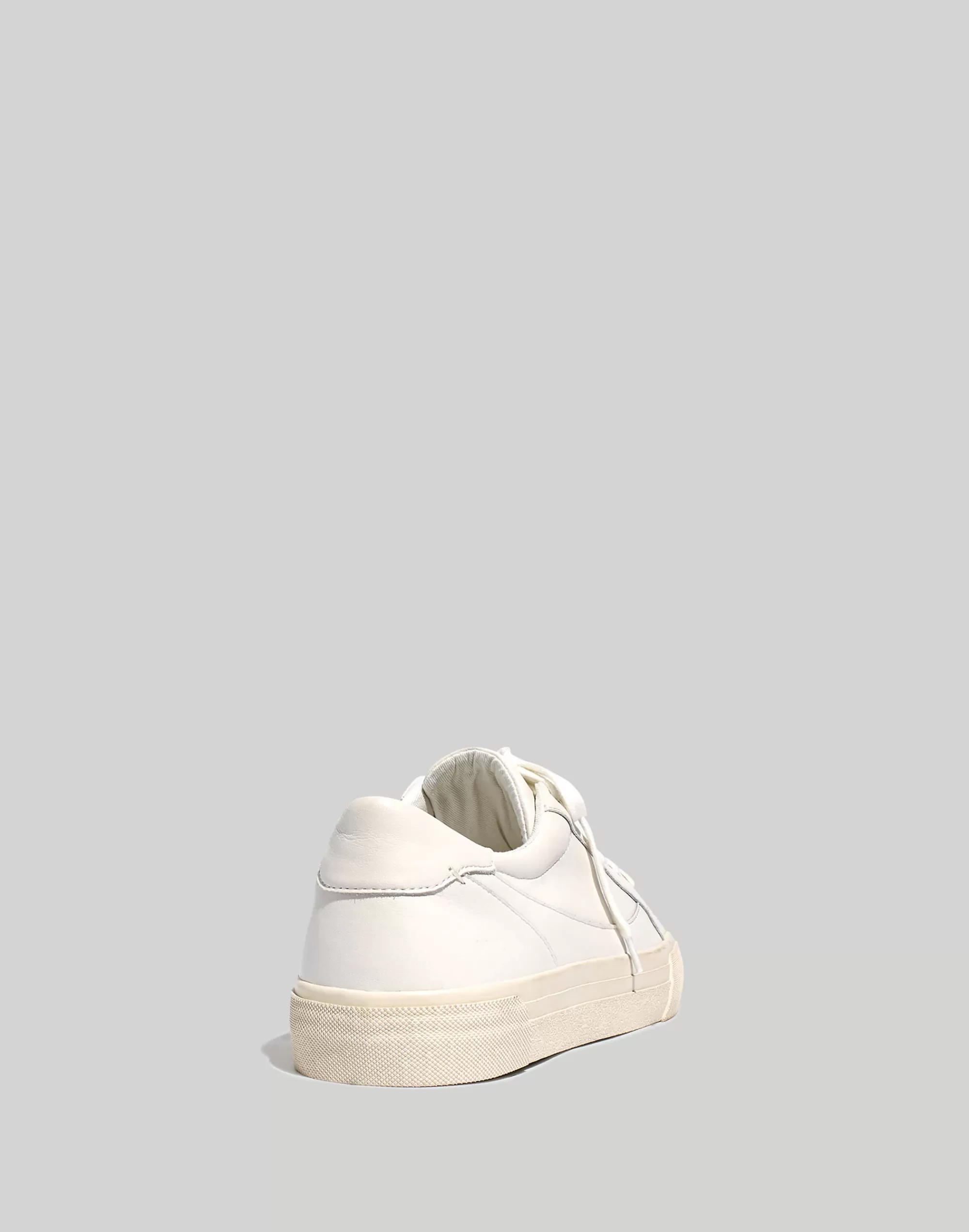 Madewell Sneakers>Sidewalk Low-Top Sneakers In Leather Pale Parchment