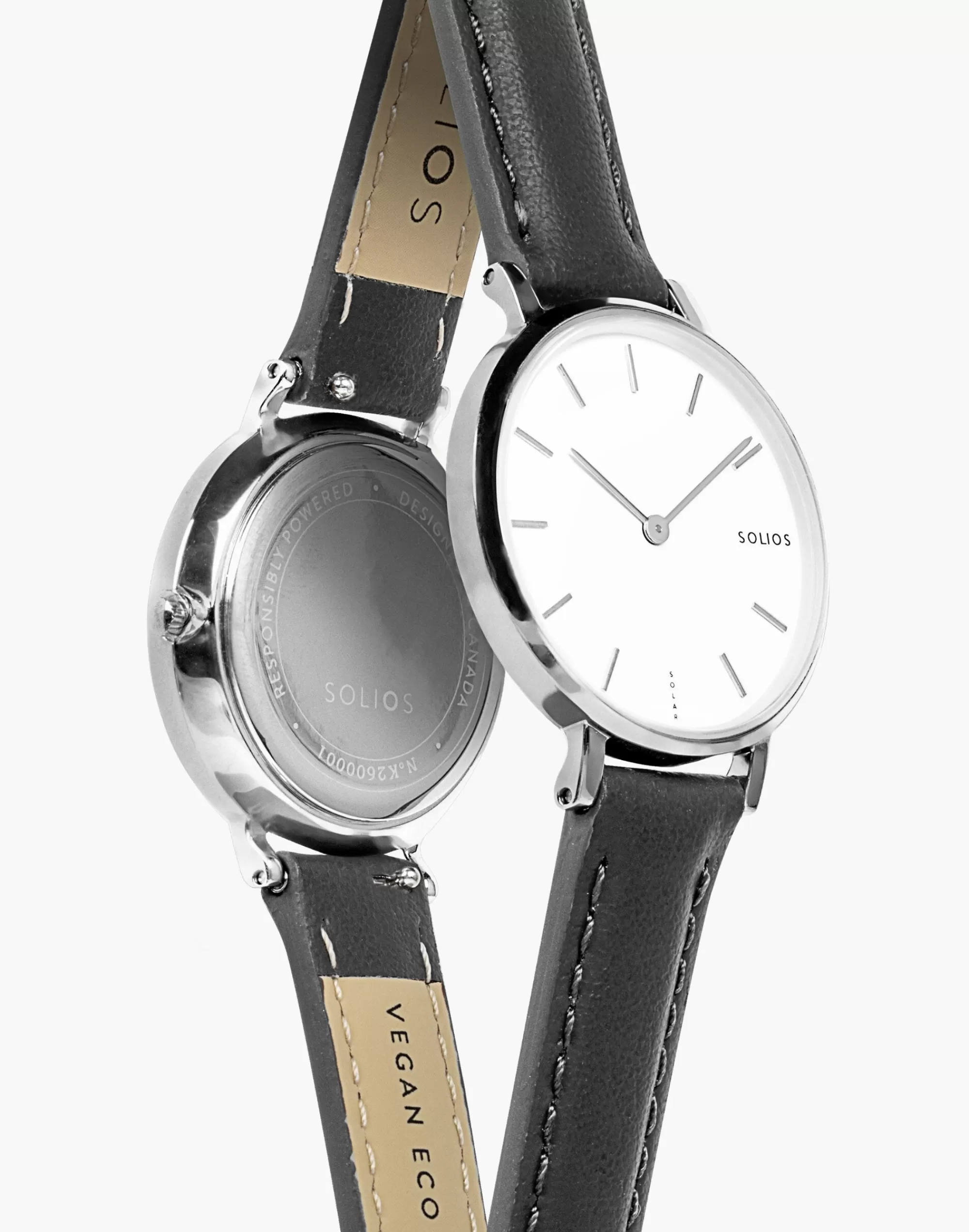 Madewell Watches>Silver Case Black