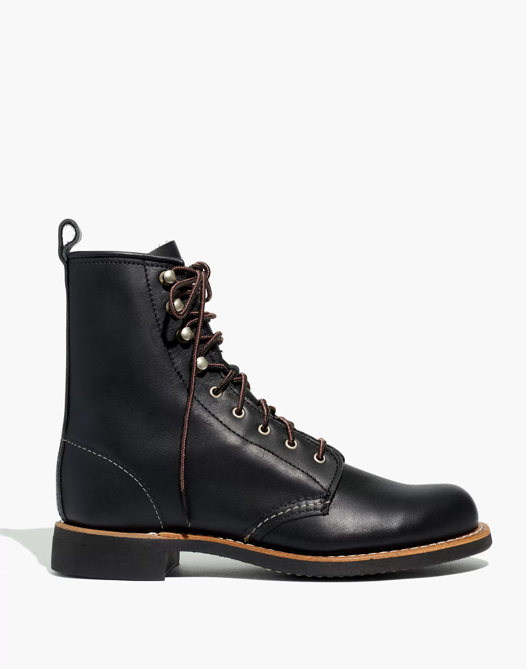 Madewell Boots>Silversmith Lace-Up Boots Black Boundary