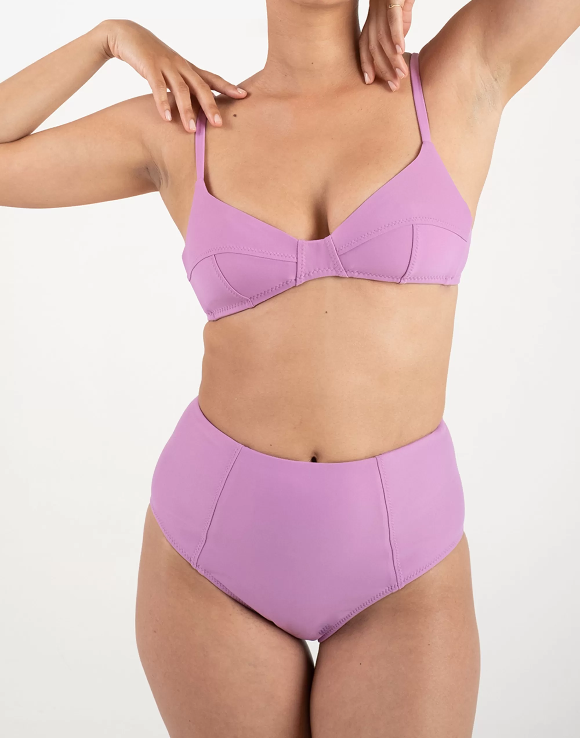 Madewell Swim>Simone Retro Top Pink