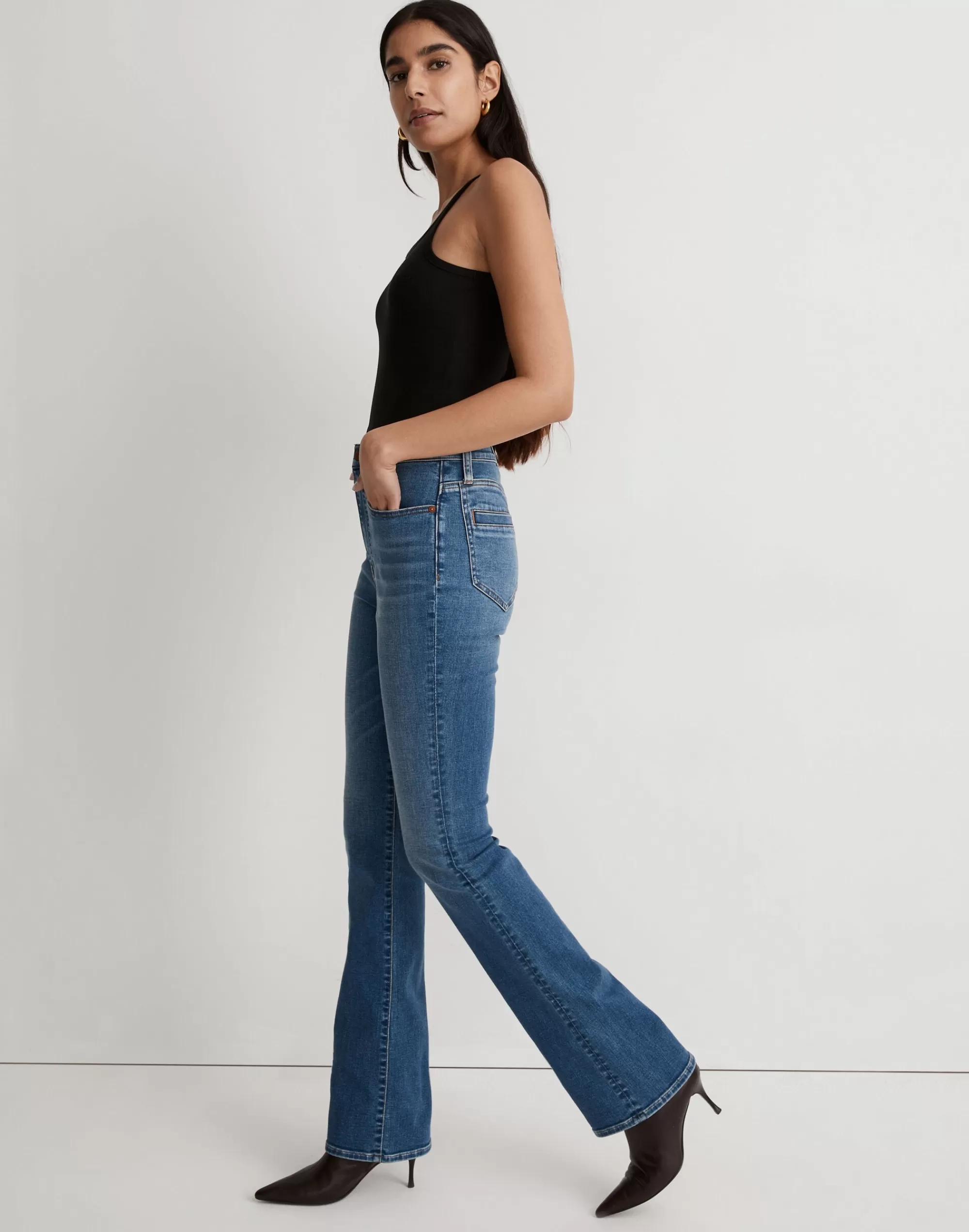 Madewell Jeans>Skinny Flare Jeans In Elevere Wash