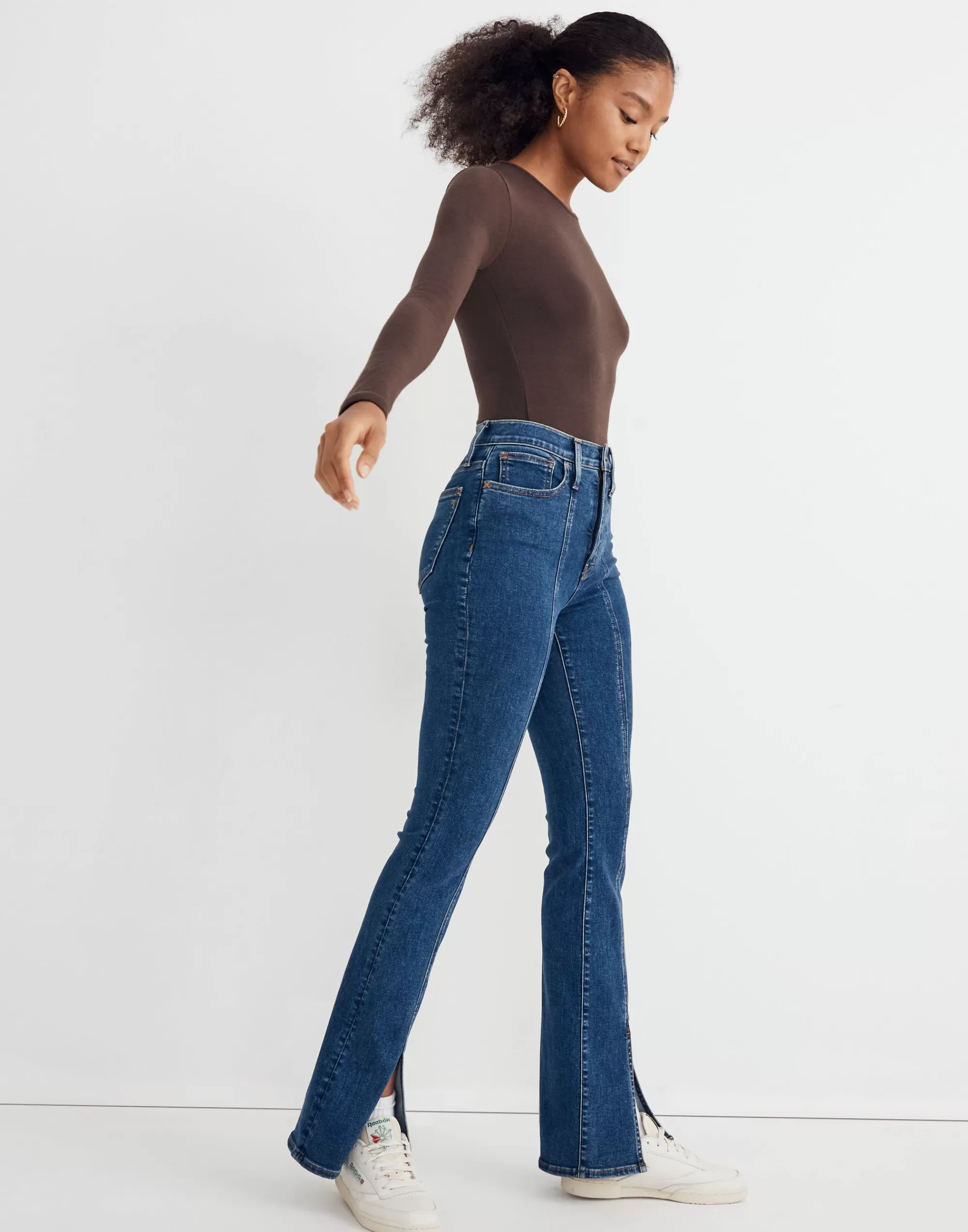 Madewell Flare Jeans>Skinny Flare Jeans In : Seamed Edition Sevier Wash