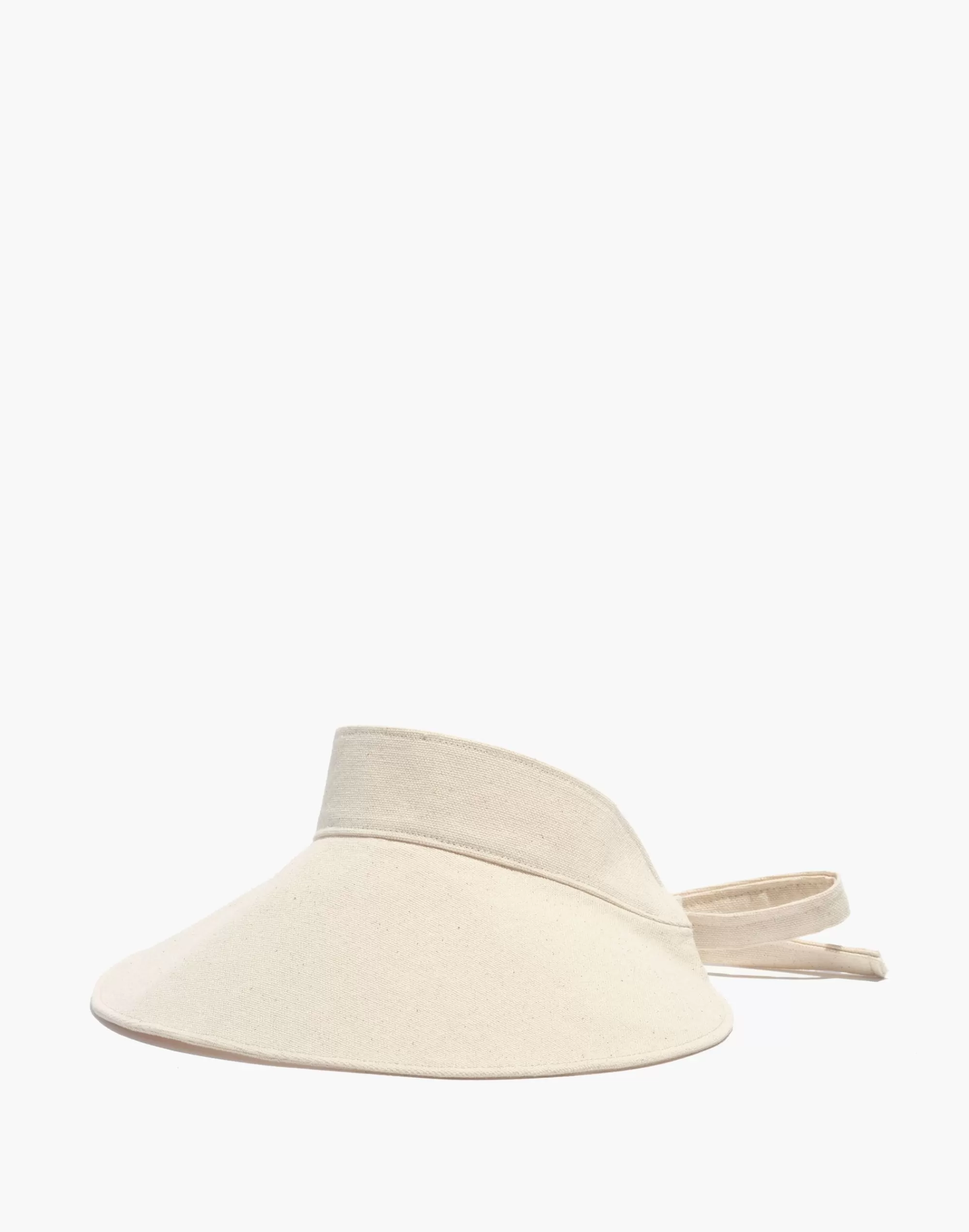 Madewell Hats>Small Lot Canvas Visor Natural