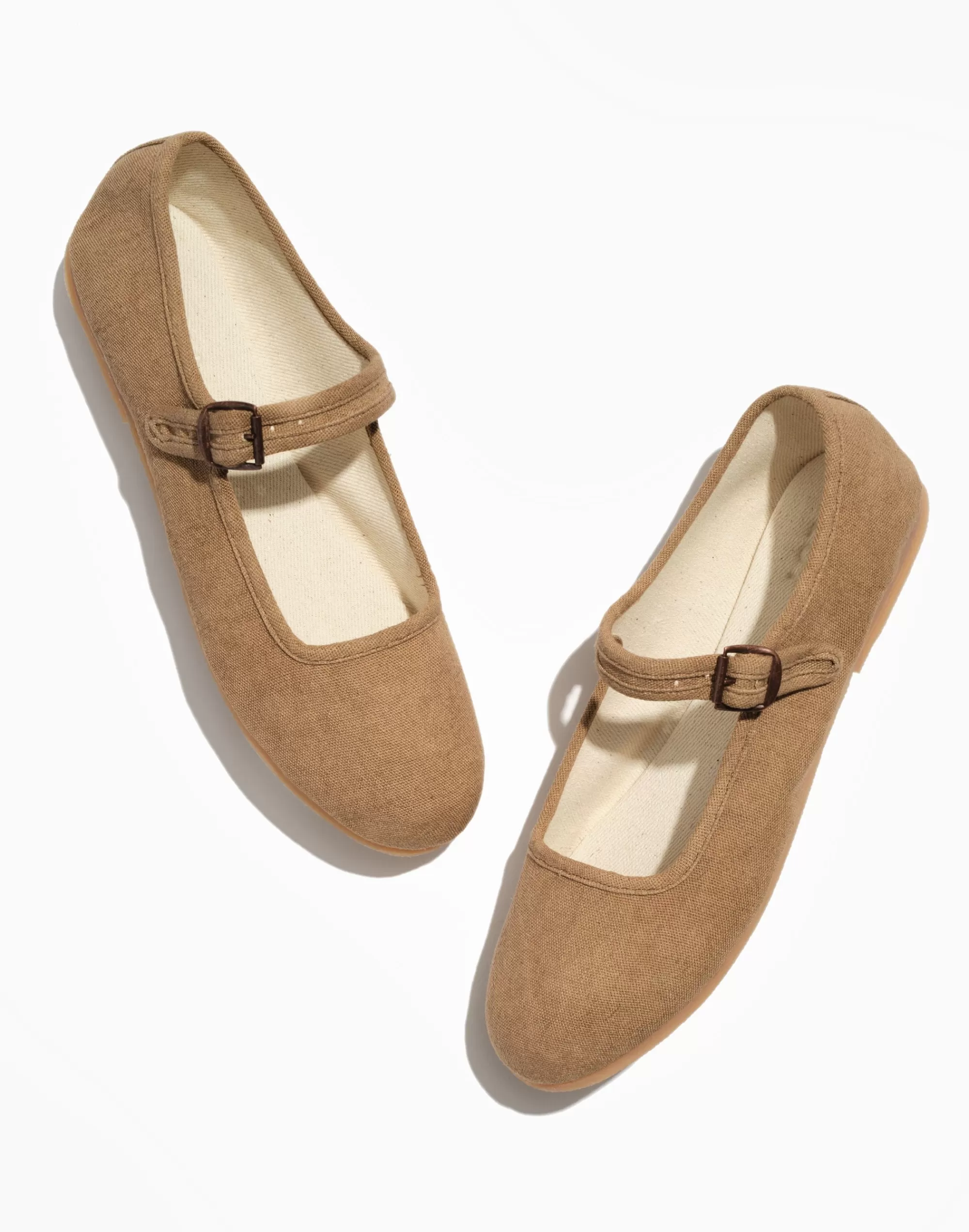 Madewell Flats>Small Lot Classic Mary Jane Shoe Brown