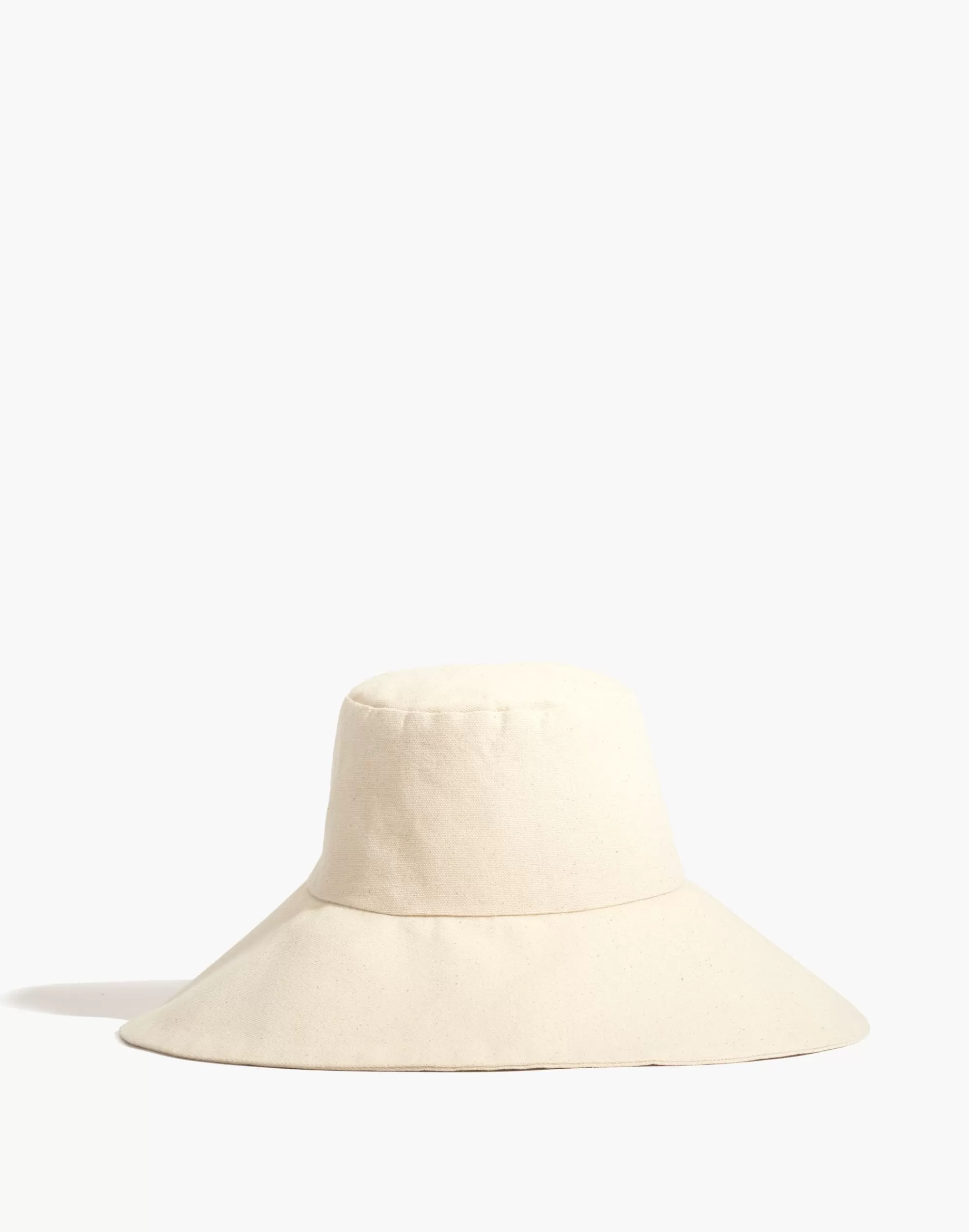 Madewell Hats>Small Lot Wide Brim Canvas Hat Natural