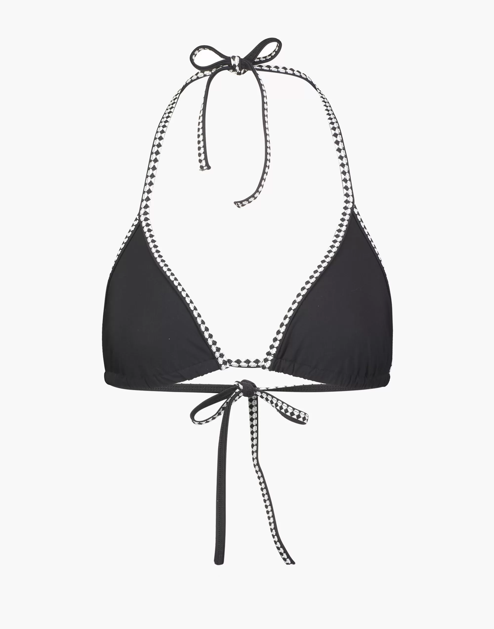 Madewell Swim>Sofia Triangle String Bikini Top Black