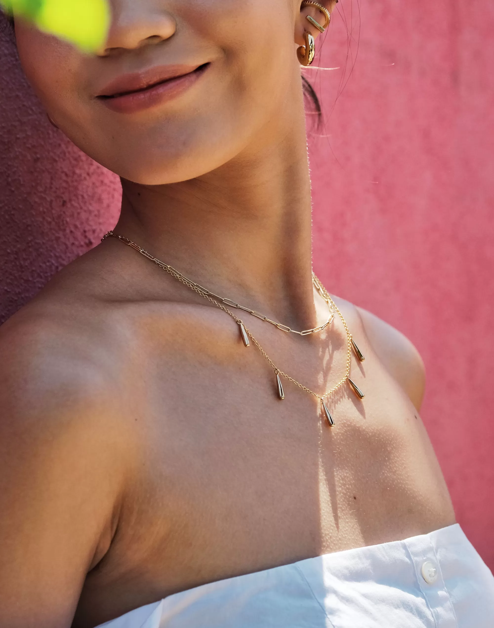 Madewell Necklaces>Soko Dash Layered Necklace Gold