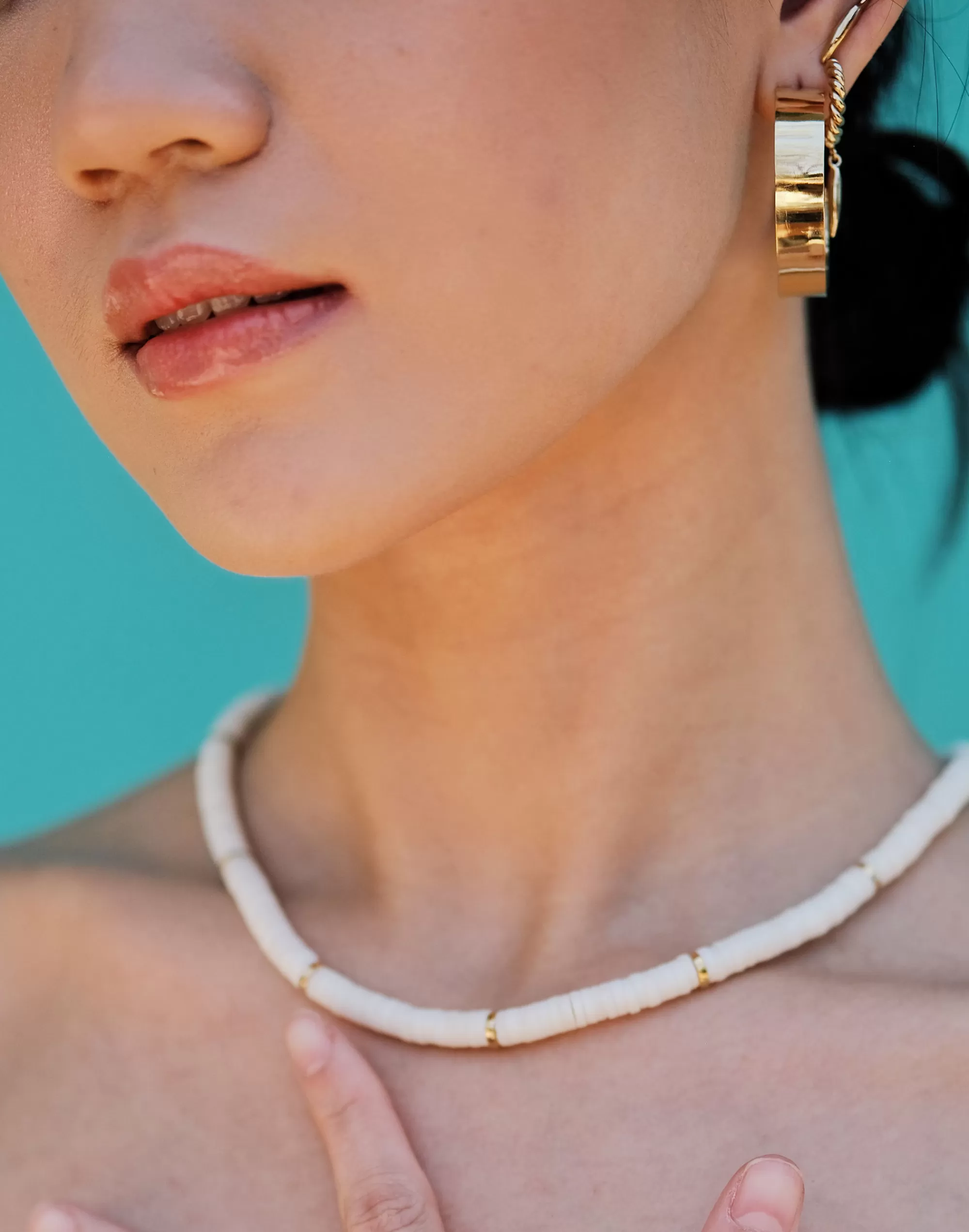 Madewell Necklaces>Soko Karamu Collar Necklace White