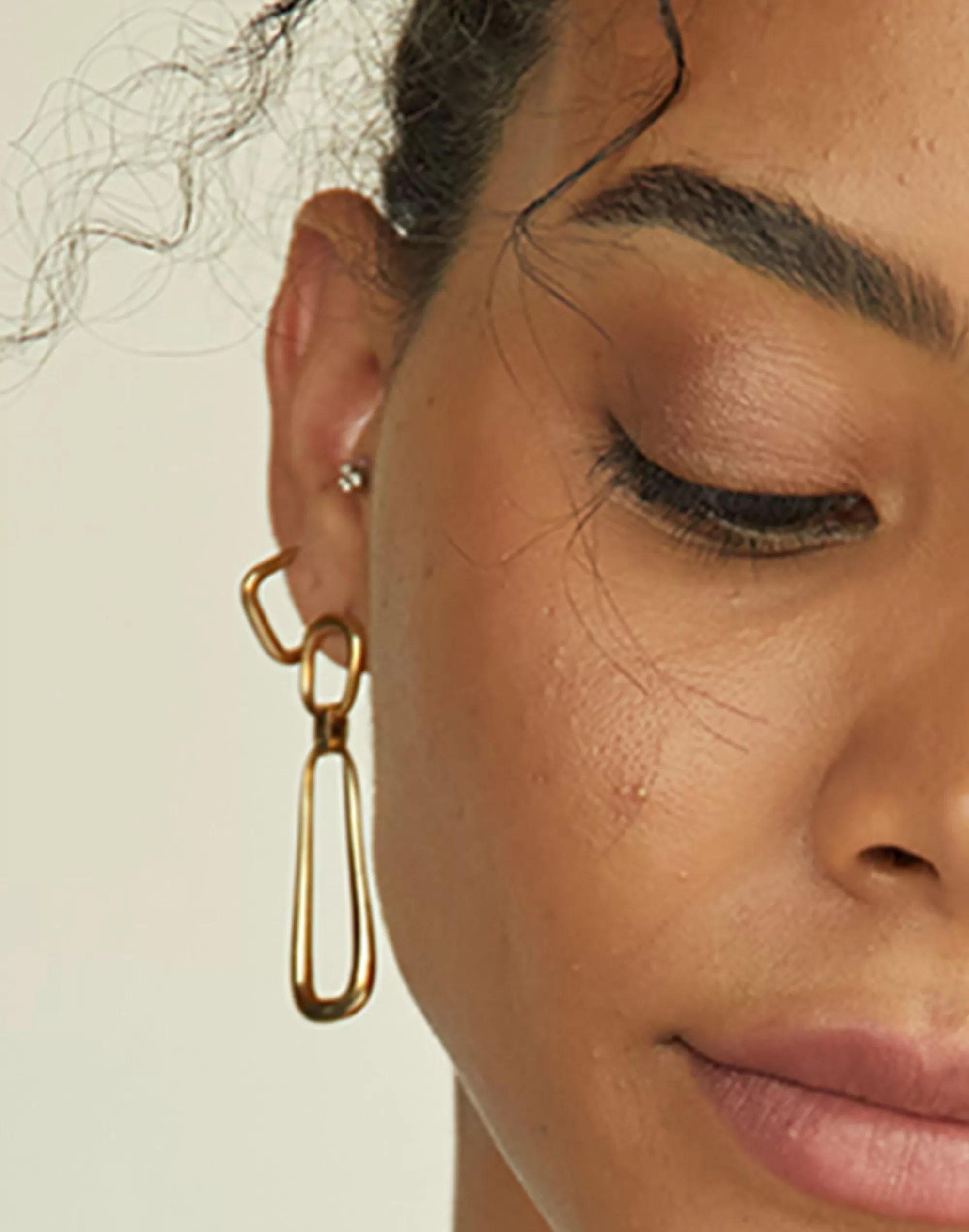 Madewell Earrings>Soko Laini Mini Hoops Gold