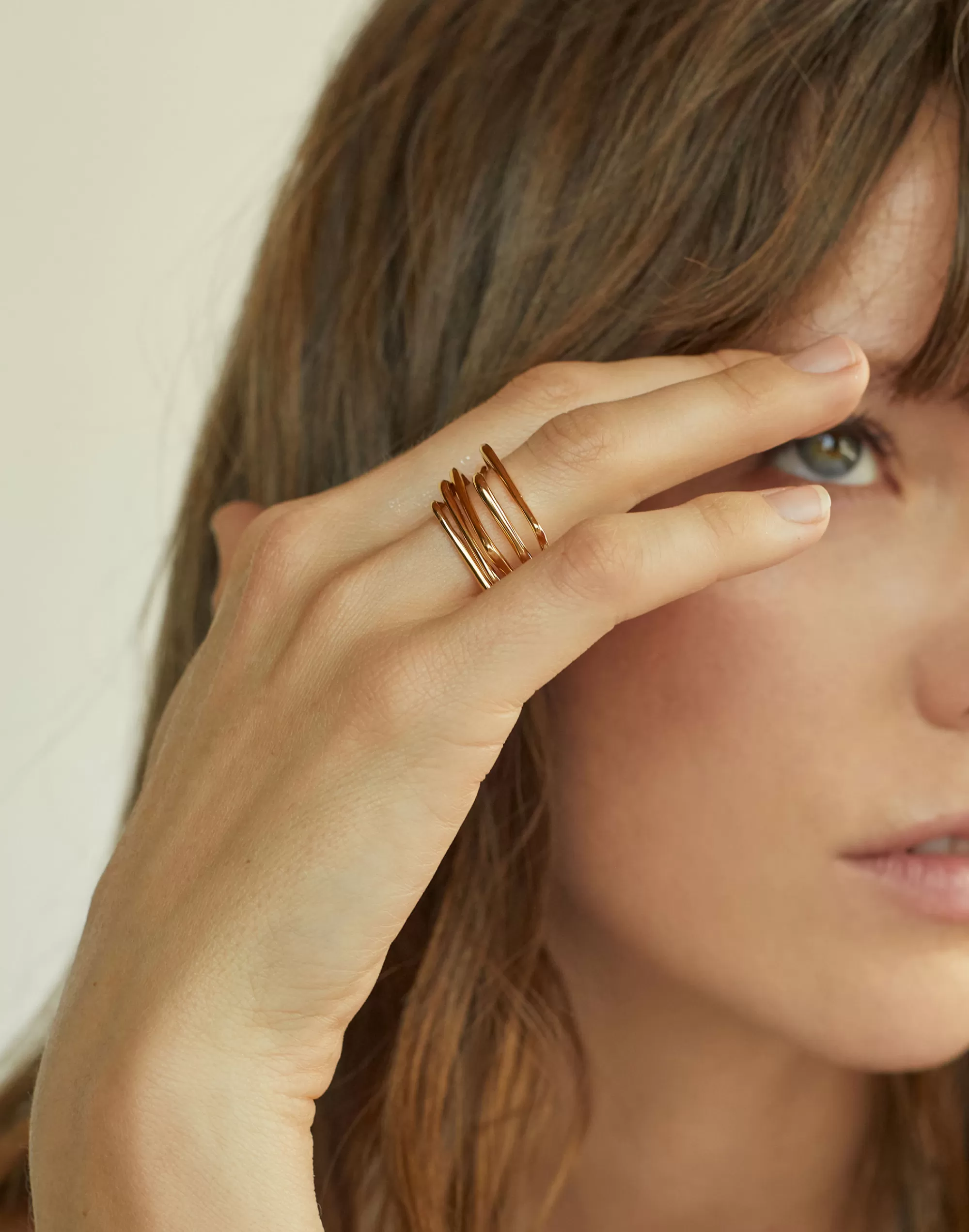 Madewell Rings>Soko Laini Stacking Rings Gold