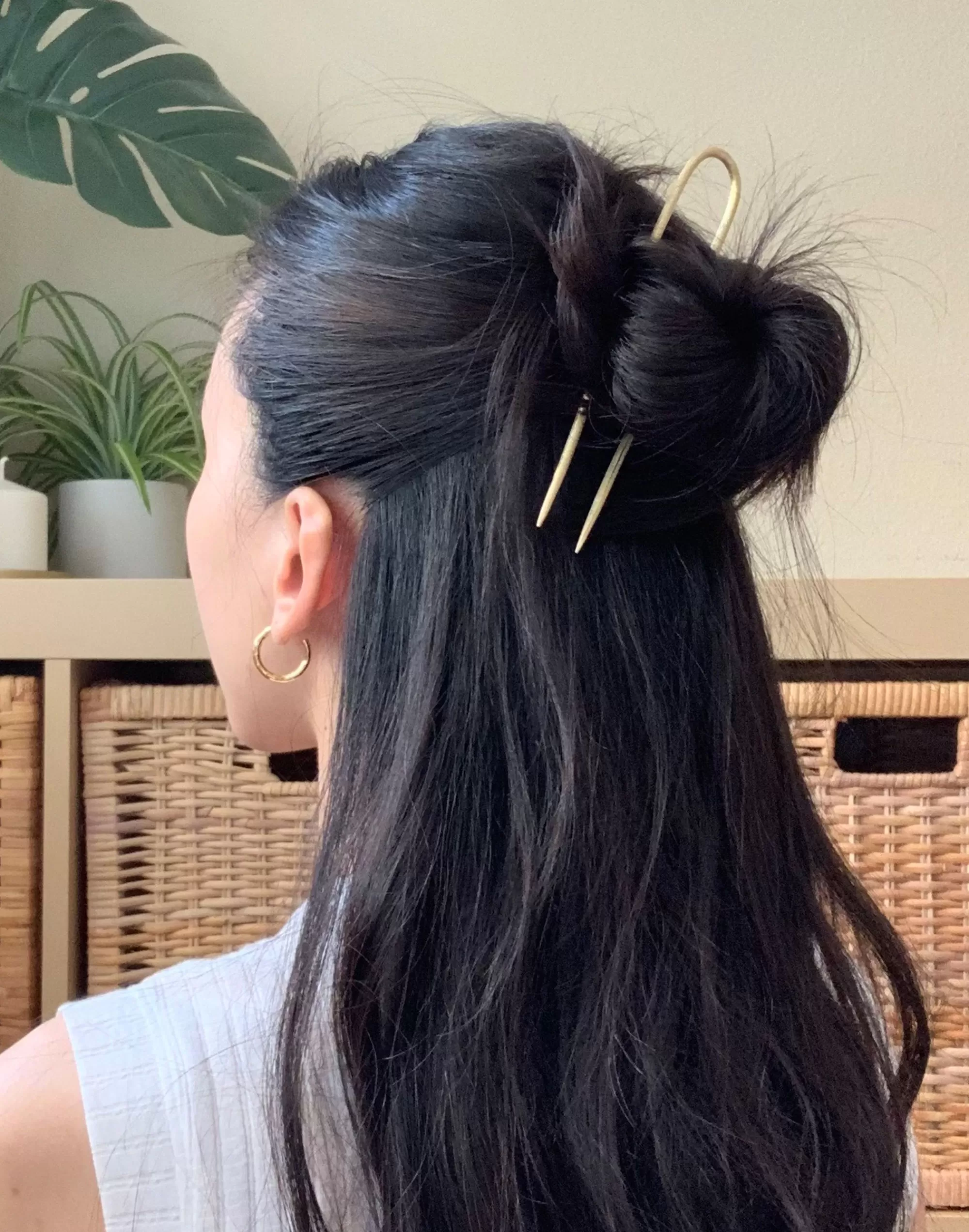 Madewell Hair Accessories>Soko Large Kali Textured Hair Pin Gold