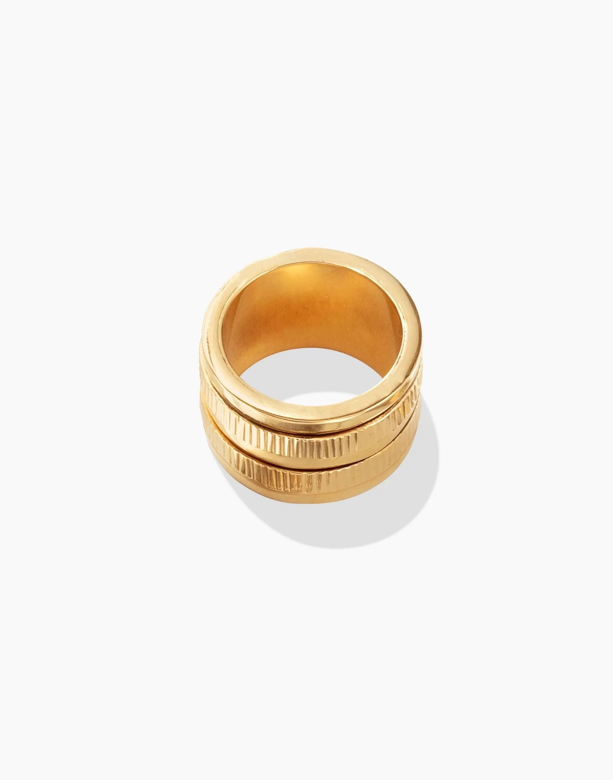 Madewell Rings>Soko Meta Spinner Ring Gold