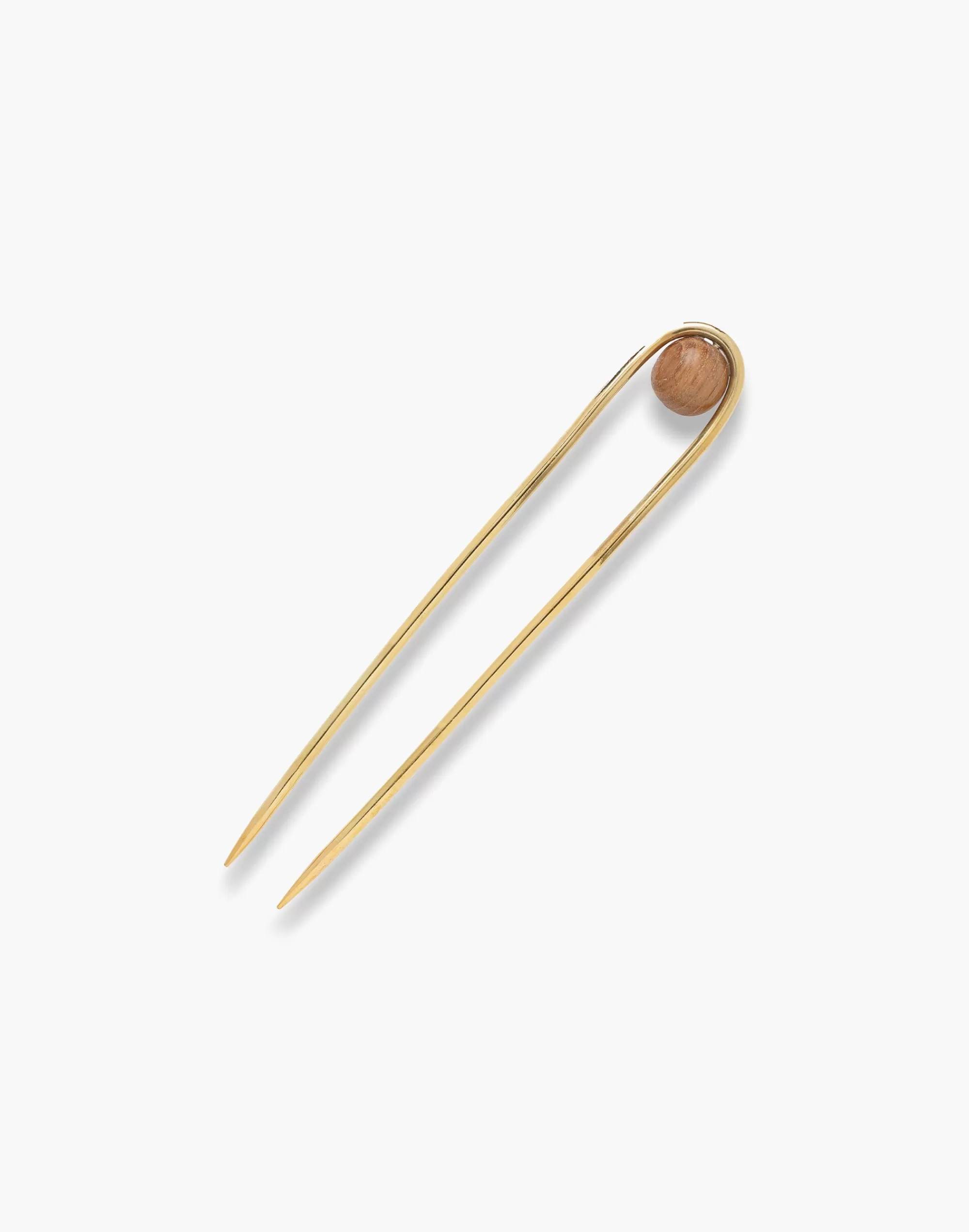 Madewell Hair Accessories>Soko Sawa Teak Hair Pin Gold