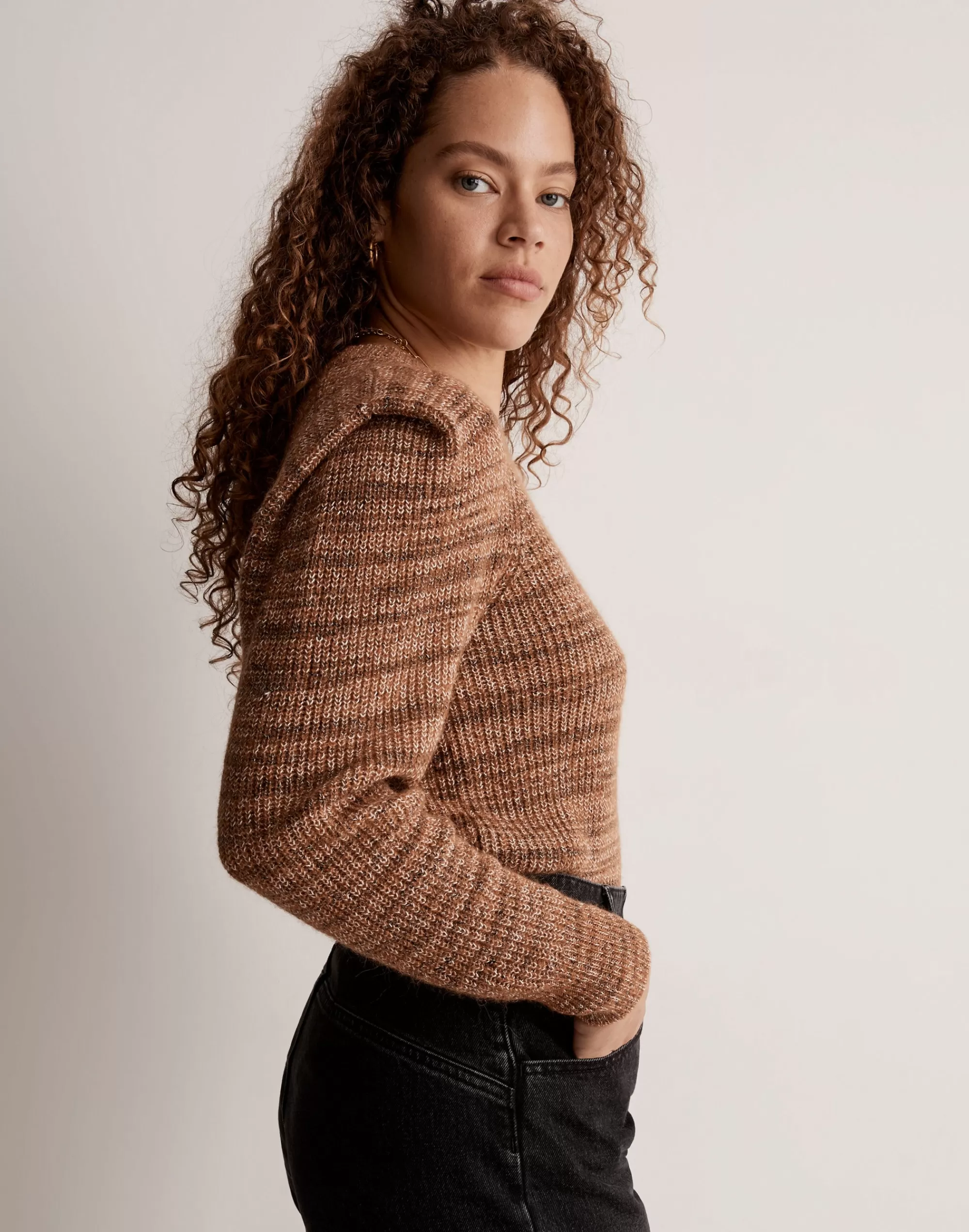 Madewell Sweaters>Space-Dyed Prentiss Pullover Sweater Spacedye Autumn