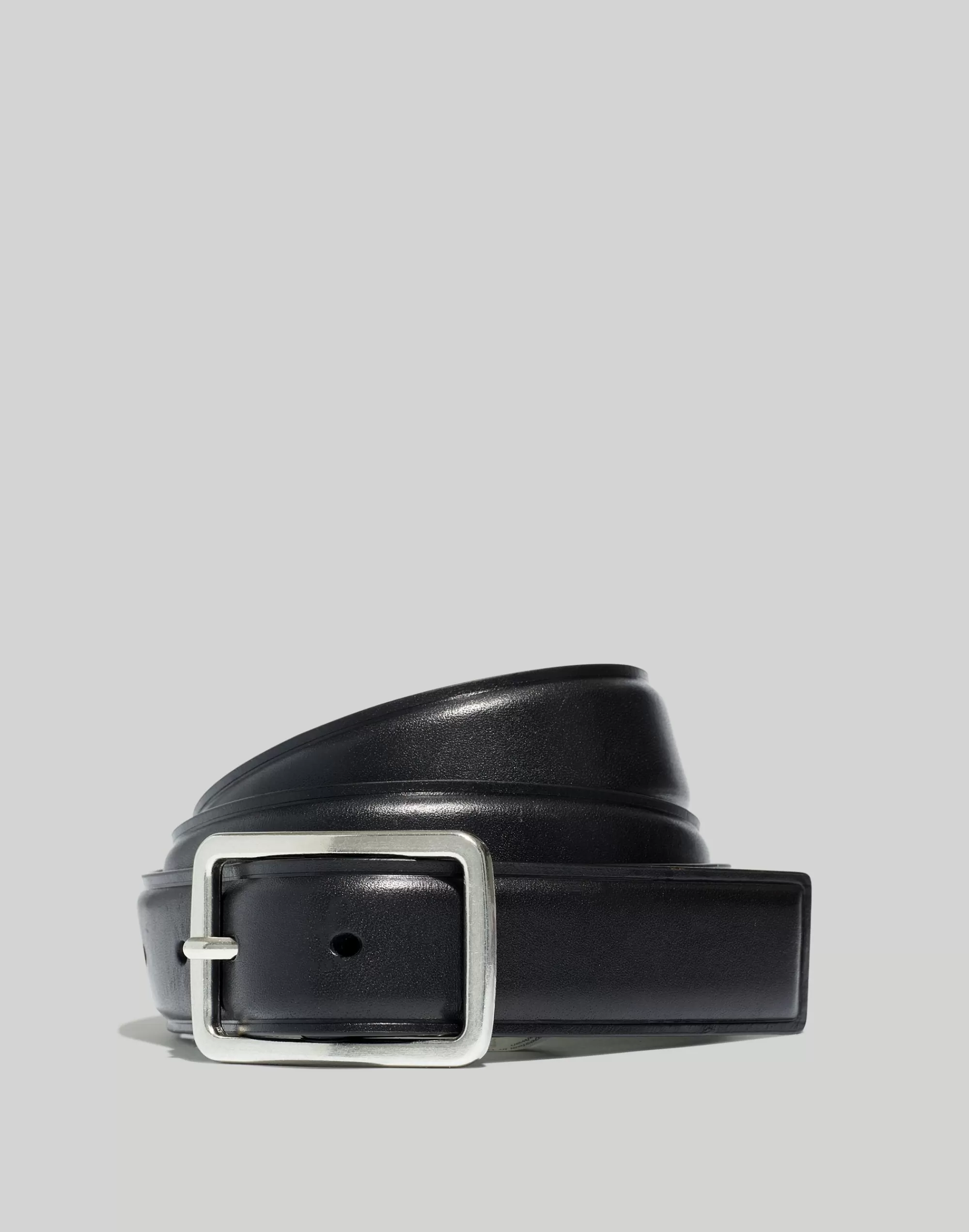 Madewell Belts>Square-Buckle Leather Belt True Black