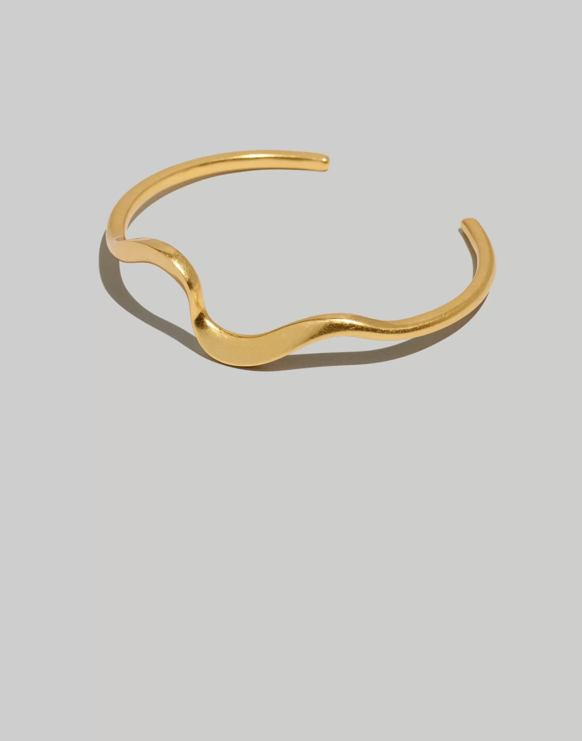 Madewell Bracelets>Squiggle Cuff Bracelet Vintage Gold