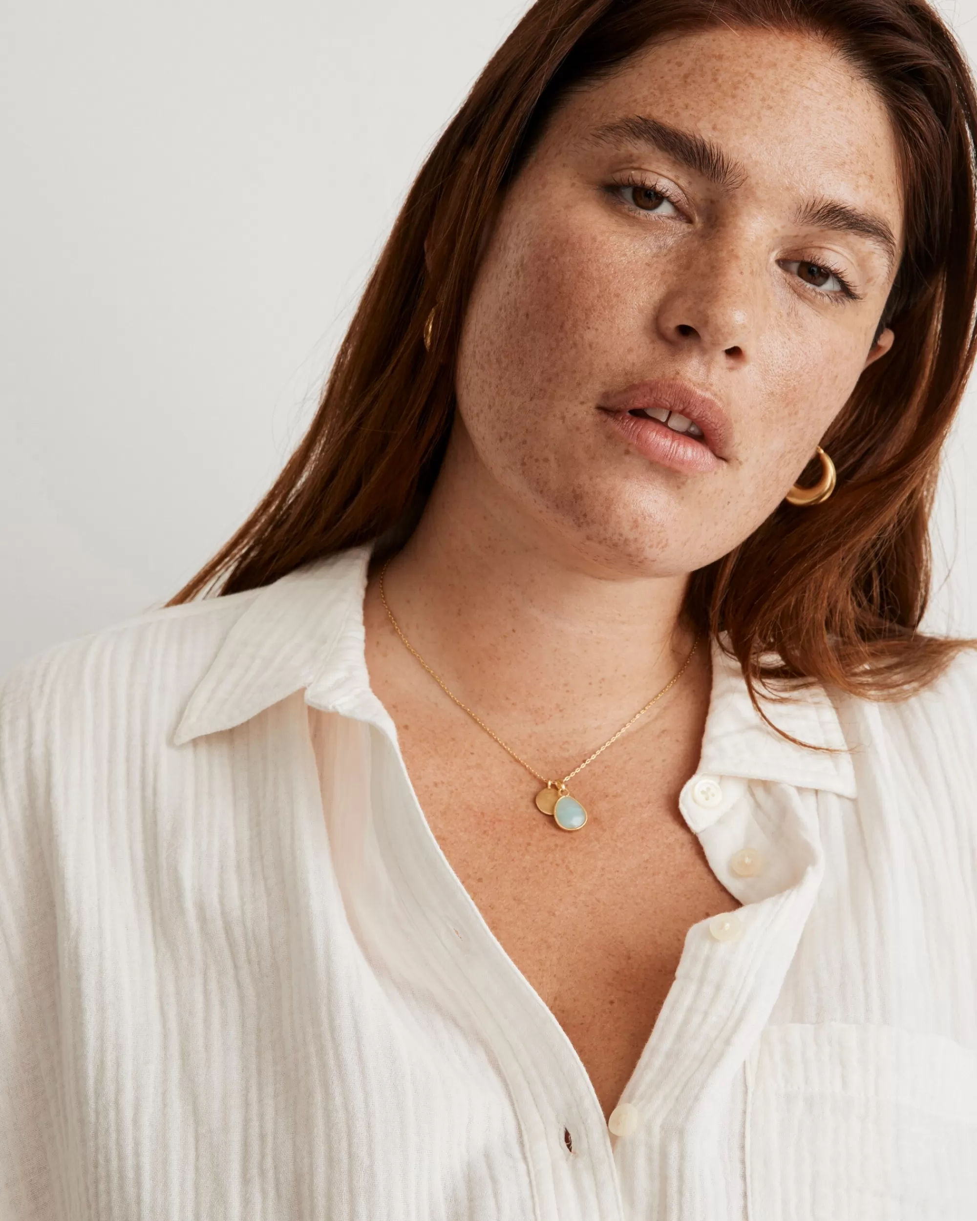 Madewell Necklaces>Stone Collection Amazonite Pendant Necklace Amazonite Multi