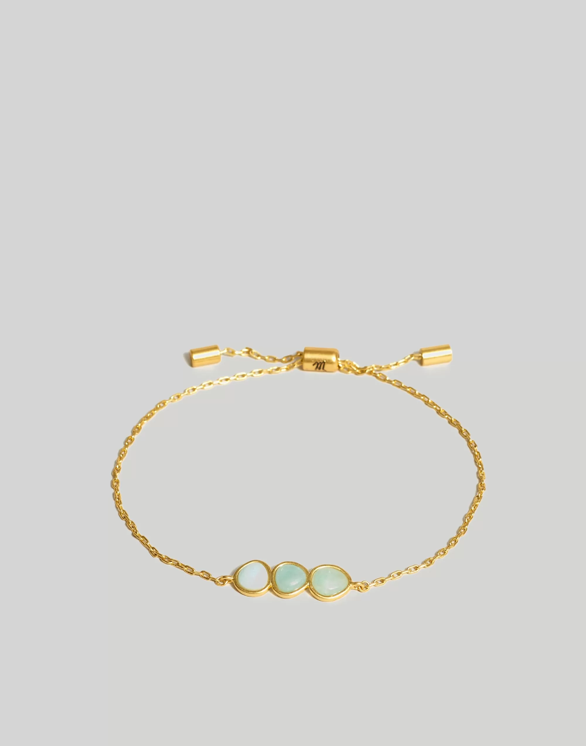 Madewell Bracelets>Stone Collection Amazonite Slider Bracelet Amazonite Multi