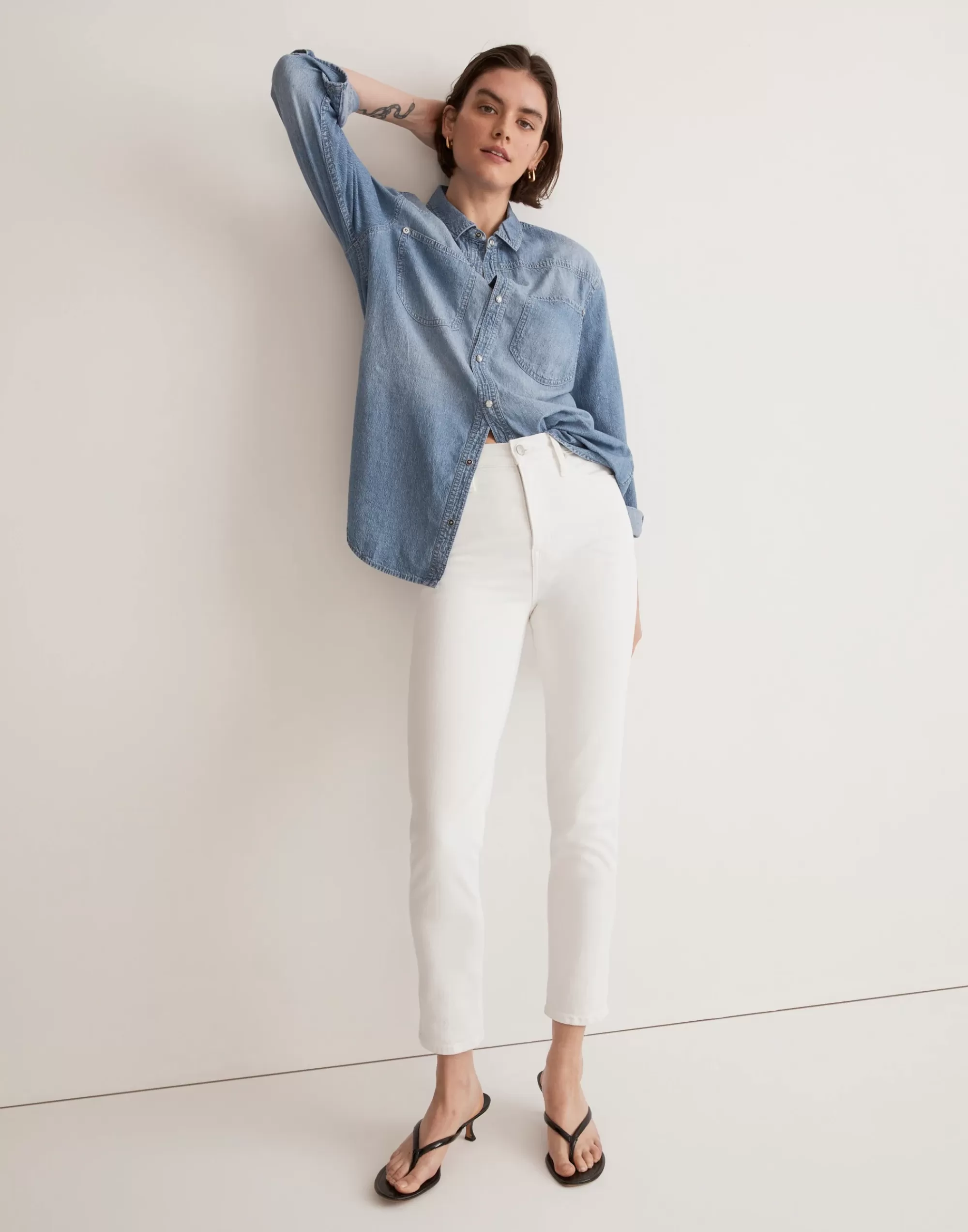 Madewell Straight-Leg Jeans>Stovepipe Jeans In Pure White